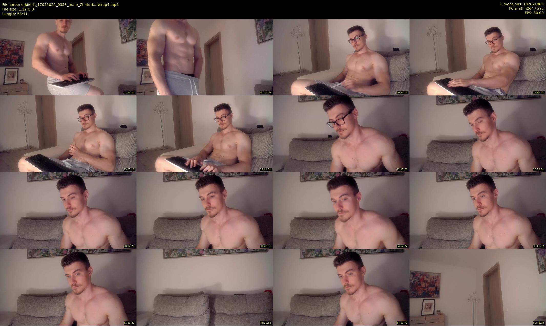 eddieds — 54 minute Chaturbate male cam show recording, 1080p, Jul 17, 2022