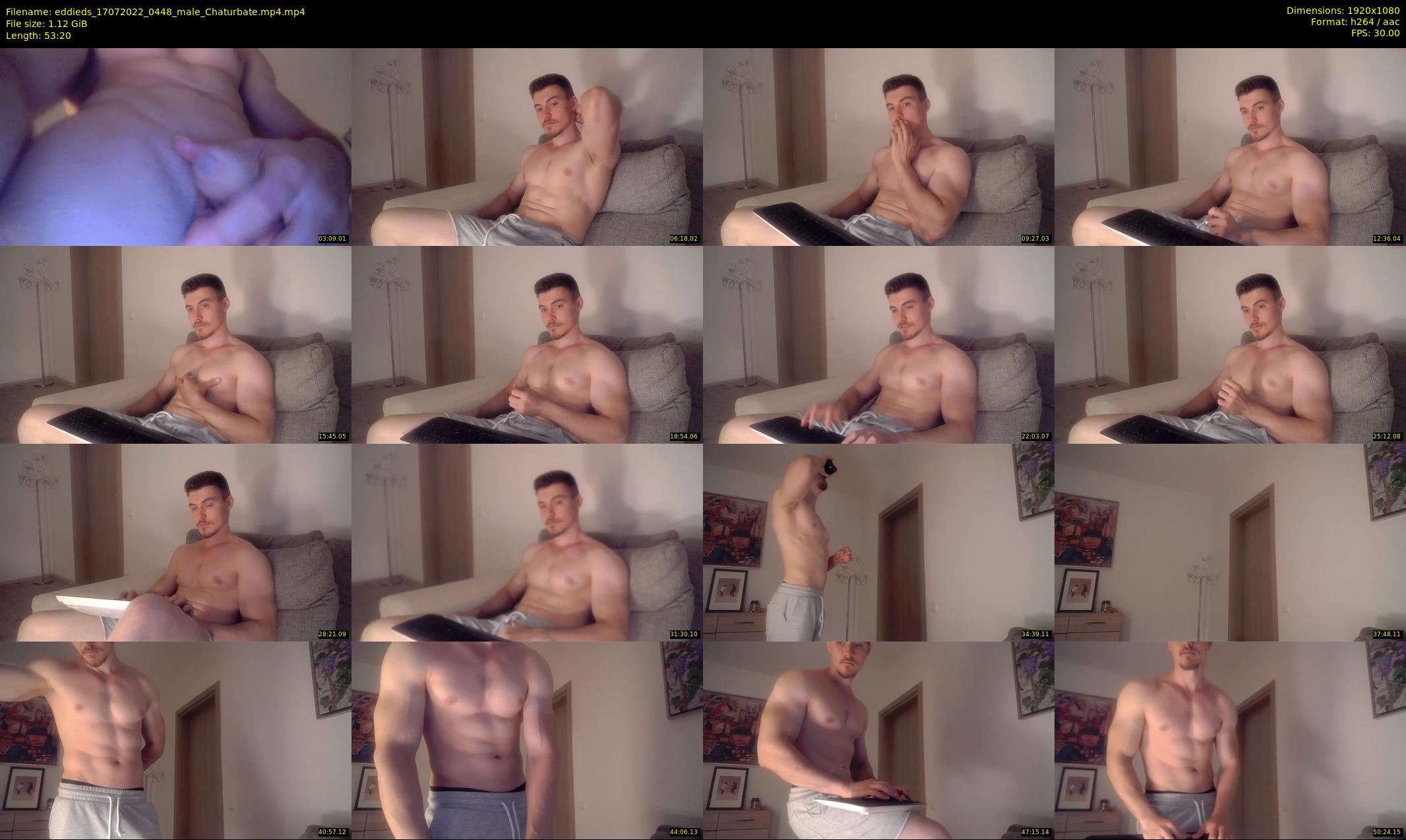 eddieds — 54 minute Chaturbate male cam show recording, 1080p, Jul 17, 2022