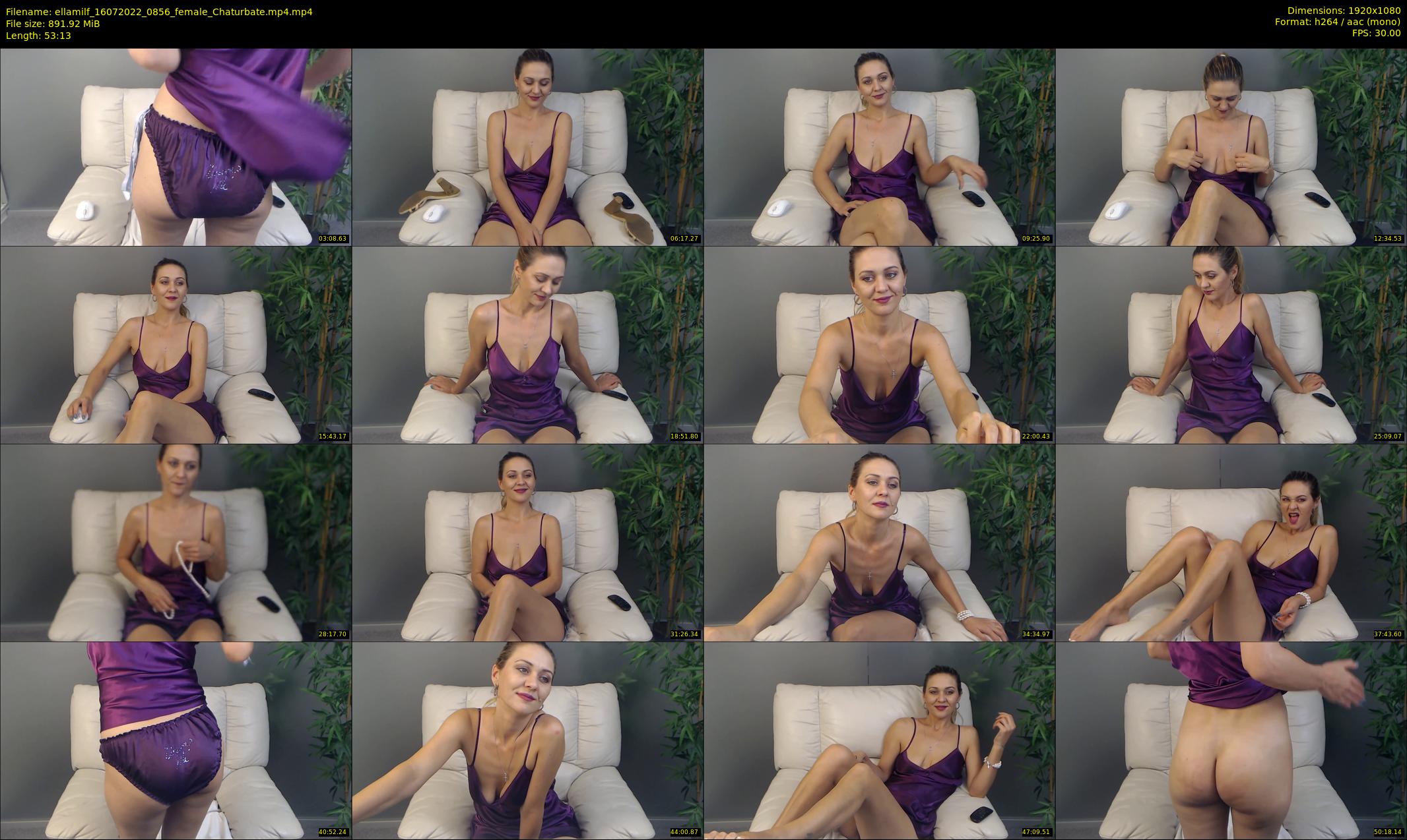 ellamilf — 54 minute Chaturbate female cam show recording, 1080p, Jul 16, 2022