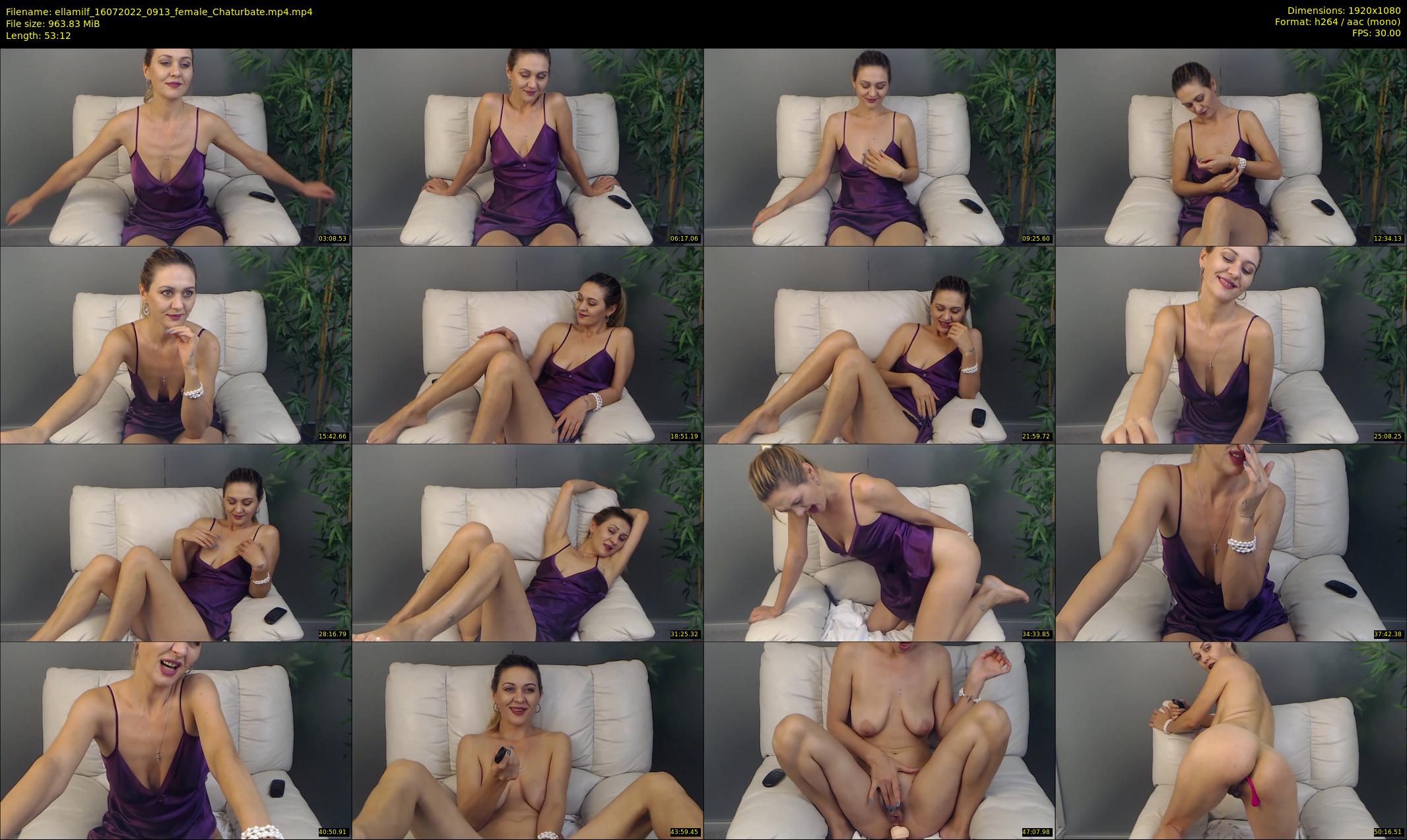 ellamilf — 54 minute Chaturbate female cam show recording, 1080p, Jul 16, 2022