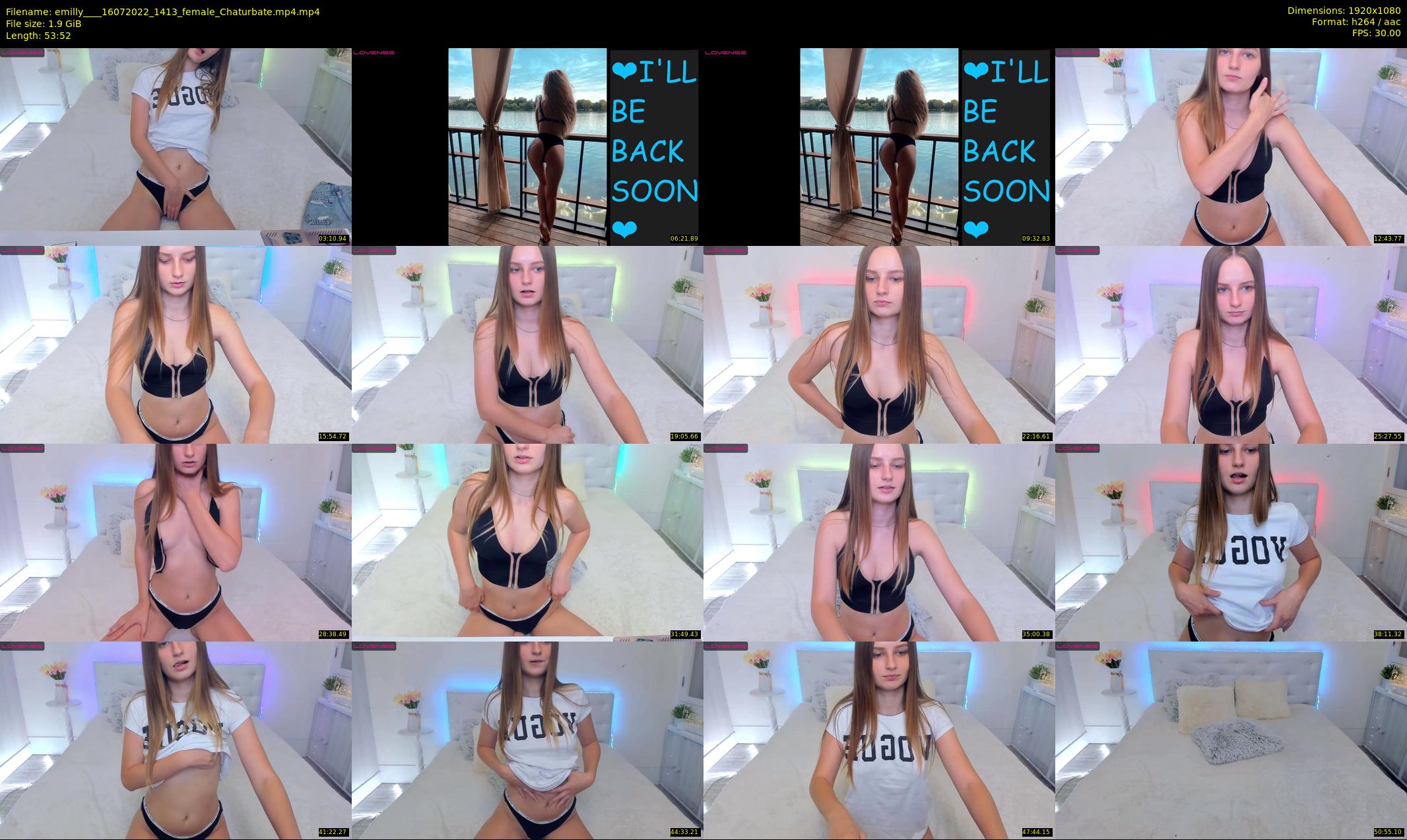 emilly___ — 54 minute Chaturbate female cam show recording, 1080p, Jul 16, 2022