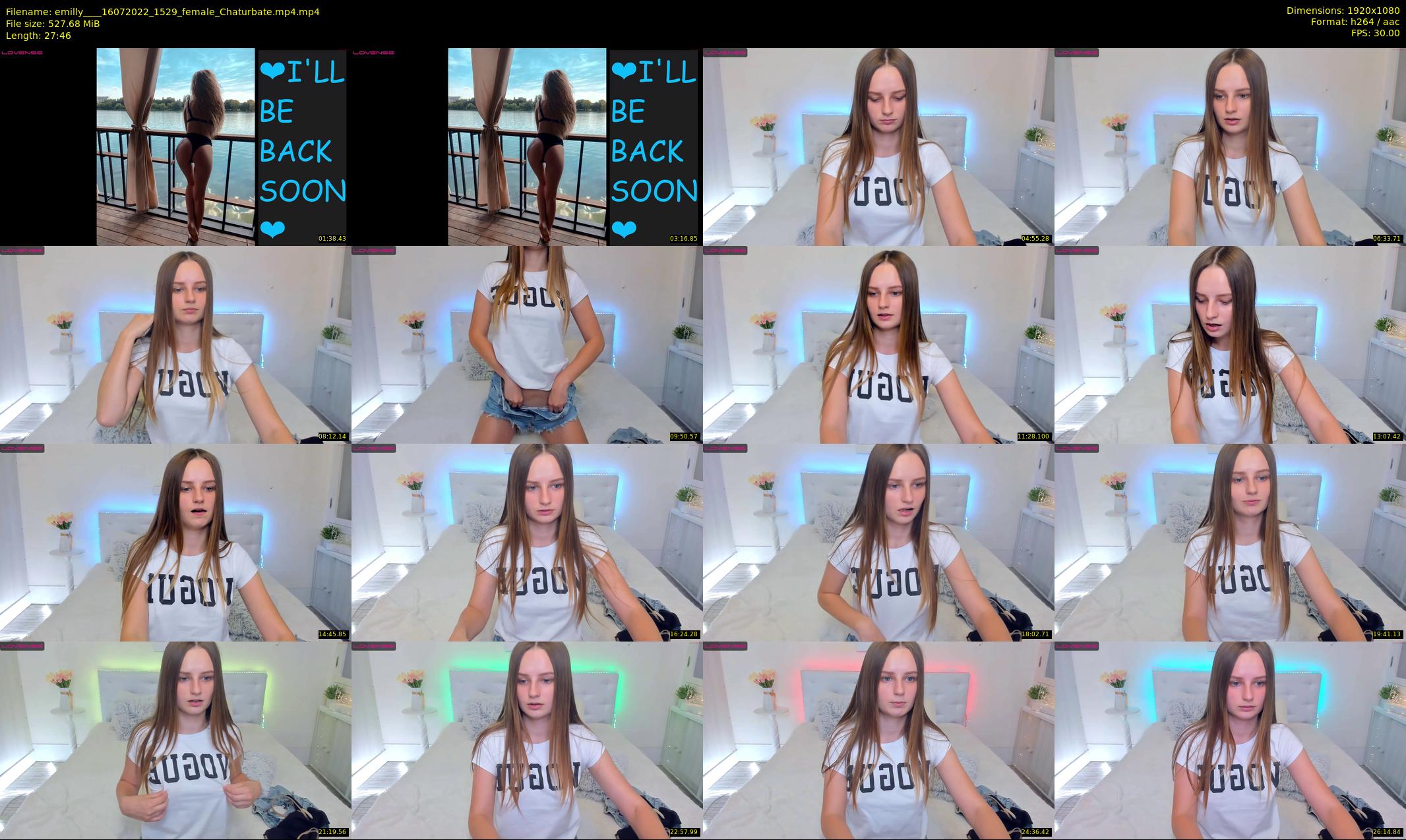 emilly___ — 28 minute Chaturbate female cam show recording, 1080p, Jul 16, 2022