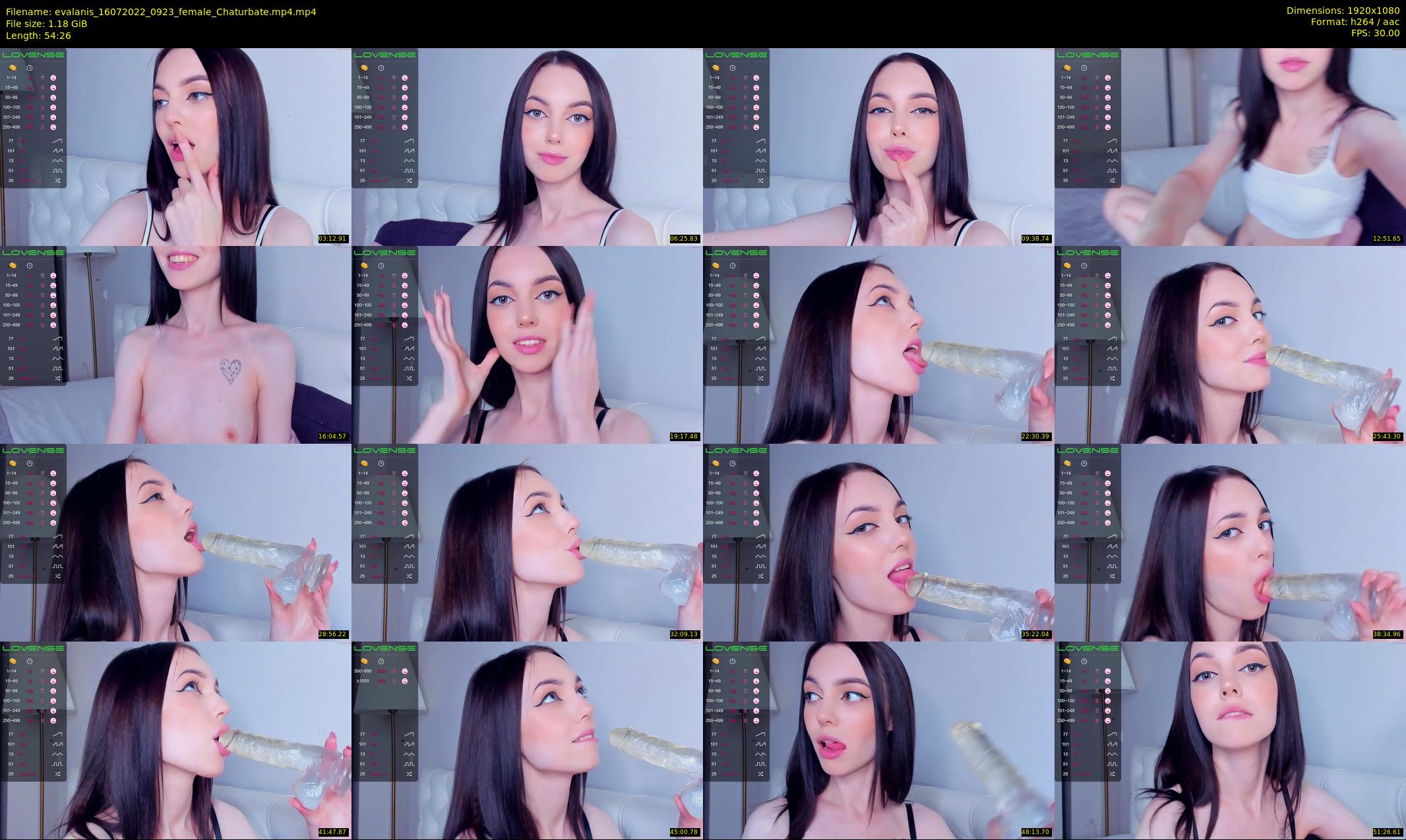 evalanis — 55 minute Chaturbate couple cam show recording, 1080p, Jul 16, 2022