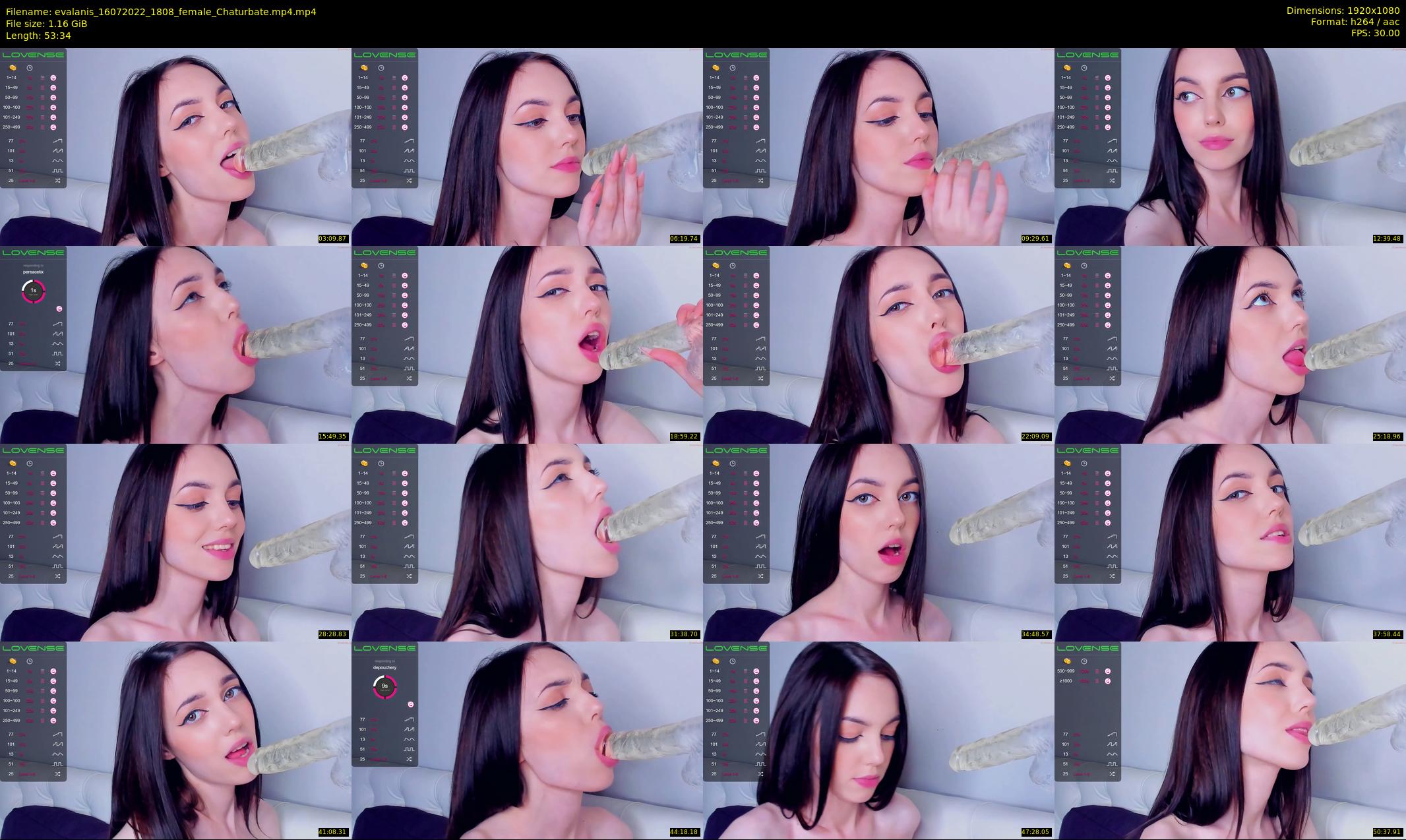 evalanis — 54 minute Chaturbate couple cam show recording, 1080p, Jul 16, 2022