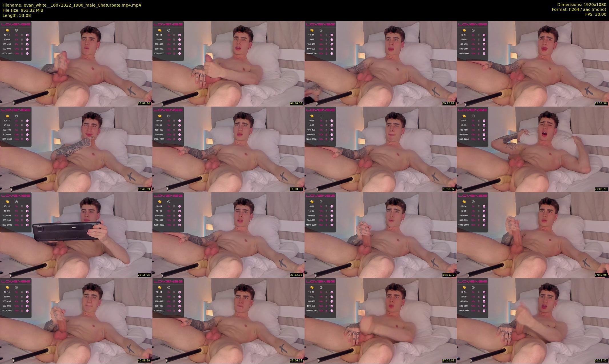 evan_white_ — 54 minute Chaturbate male cam show recording, 1080p, Jul 16, 2022