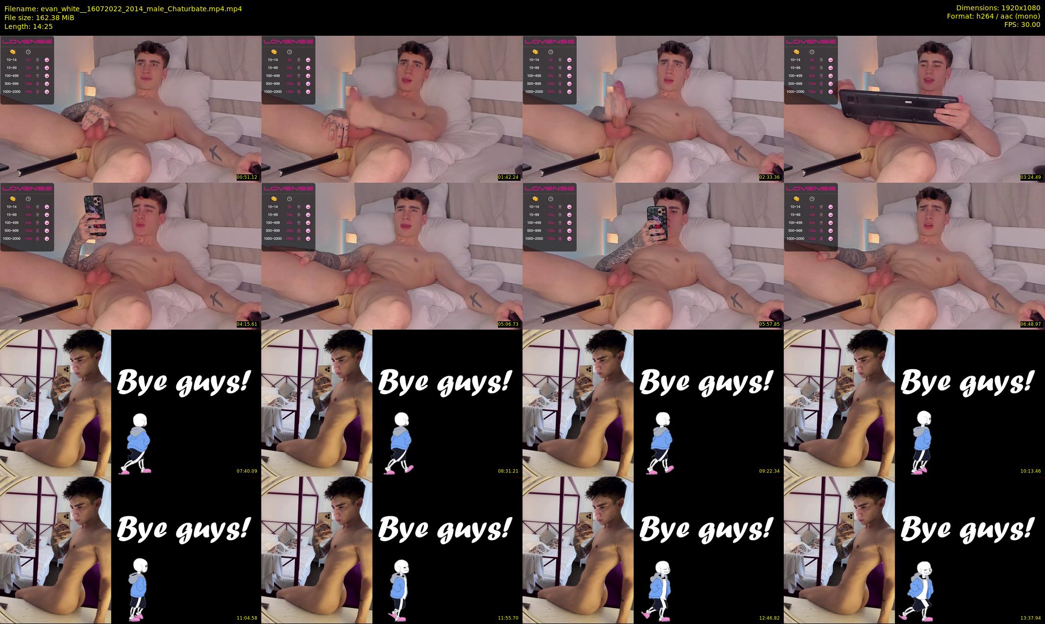 evan_white_ — 15 minute Chaturbate male cam show recording, 1080p, Jul 16, 2022