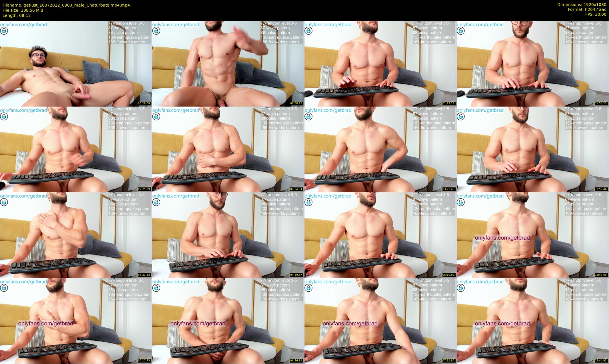 getlust — 9 minute Chaturbate male cam show recording, 1080p, Jul 16, 2022