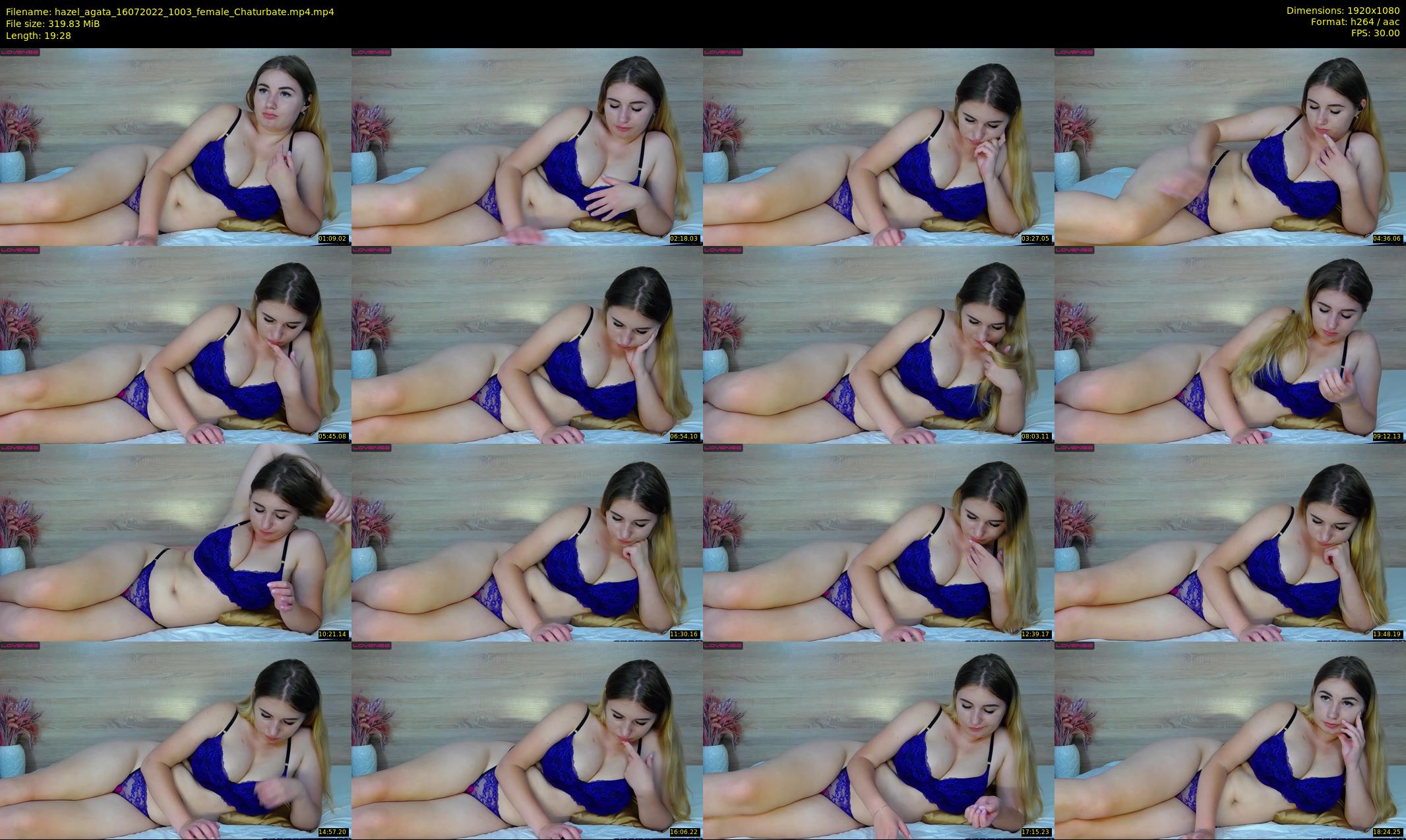 hazel_agata — 20 minute Chaturbate female cam show recording, 1080p, Jul 16, 2022