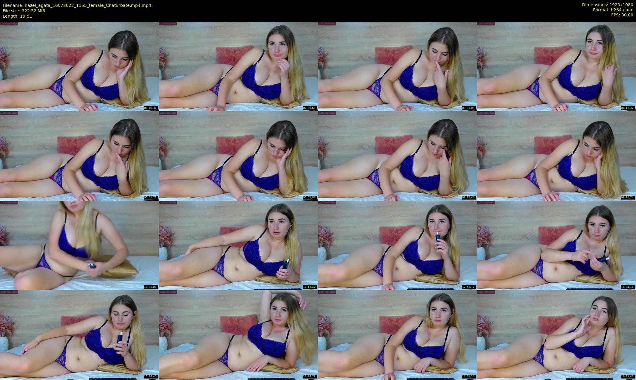 hazel_agata — 20 minute Chaturbate female cam show recording, 1080p, Jul 16, 2022