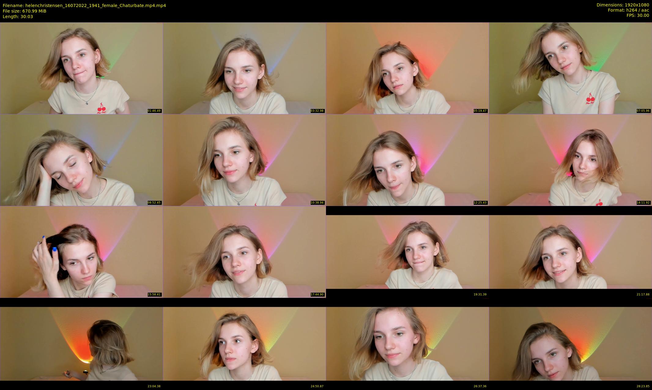 helenchristensen — 31 minute Chaturbate female cam show recording, 1080p, Jul 16, 2022