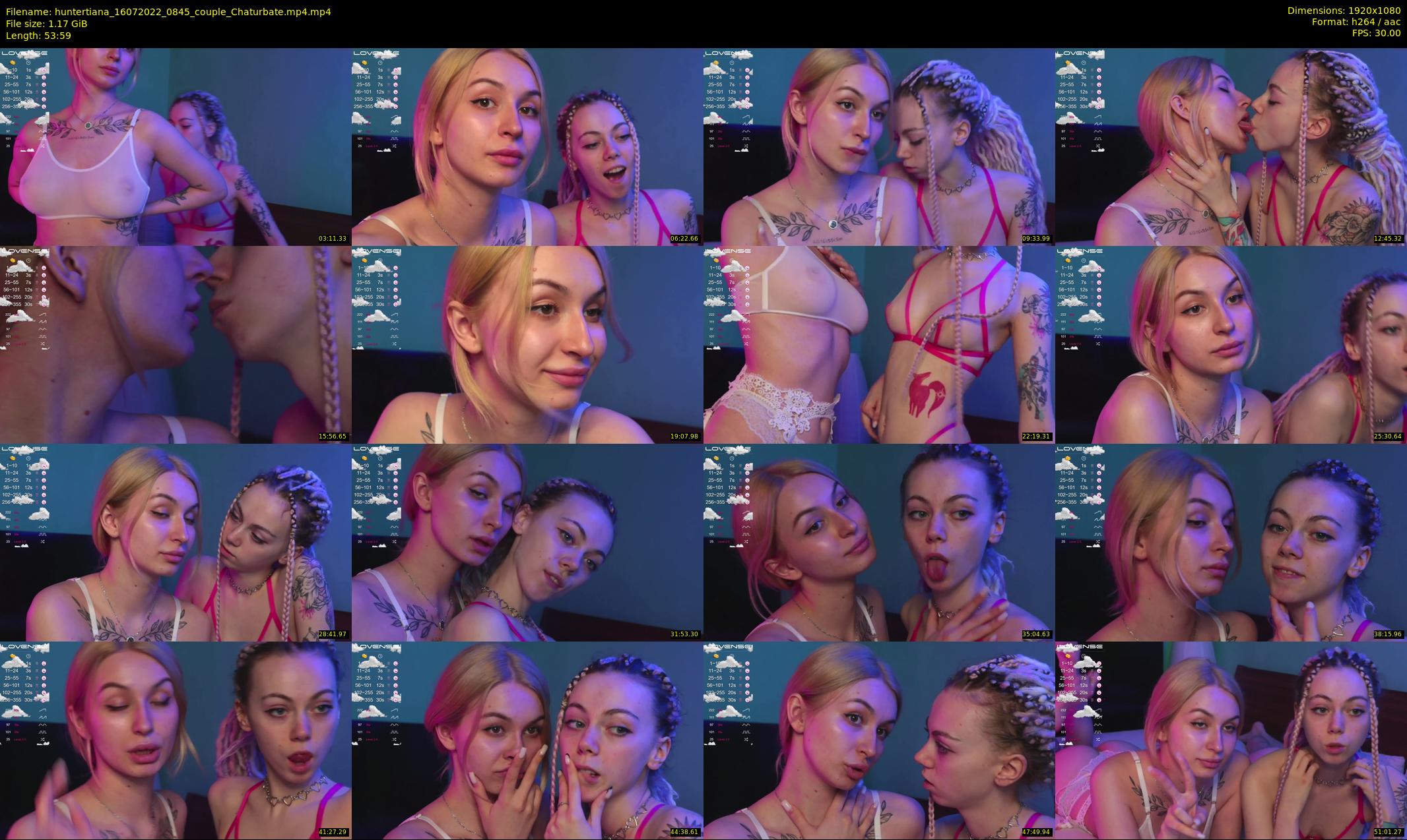 huntertiana — 54 minute Chaturbate female cam show recording, 1080p, Jul 16, 2022