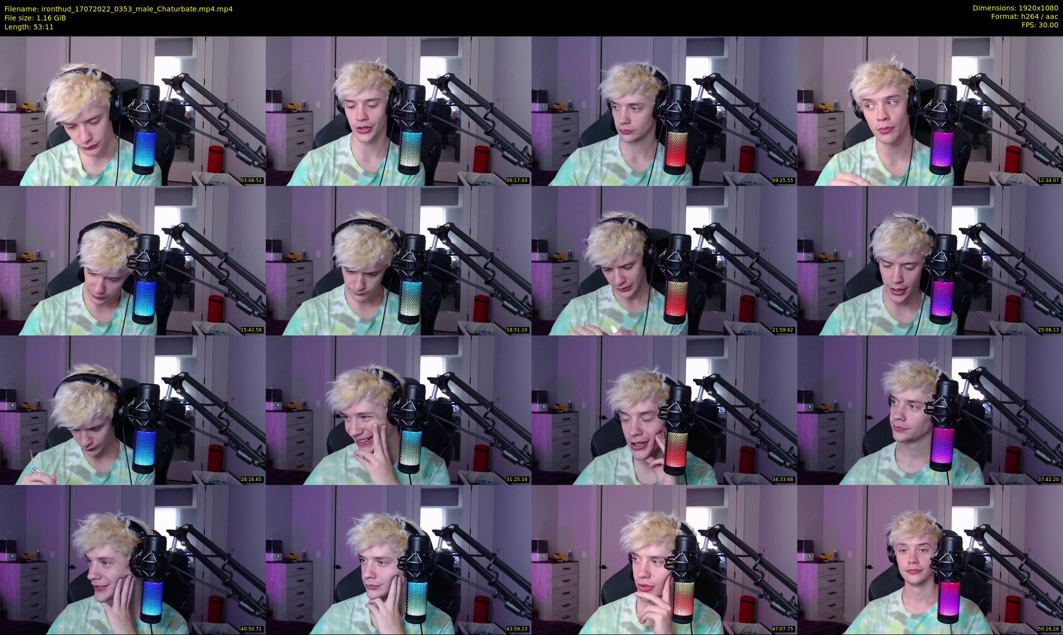ironthud — 54 minute Chaturbate male cam show recording, 1080p, Jul 17, 2022