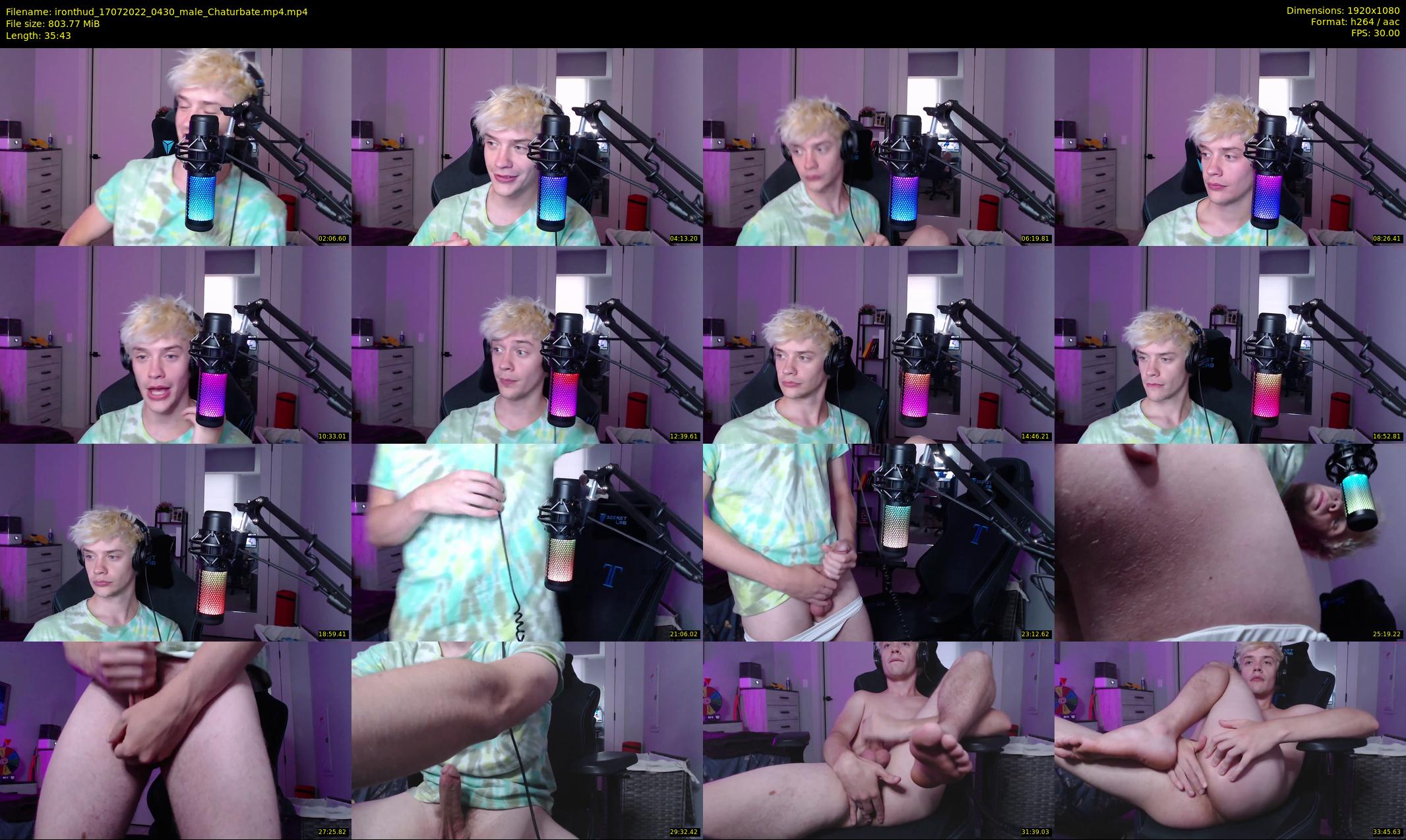 ironthud — 36 minute Chaturbate male cam show recording, 1080p, Jul 17, 2022