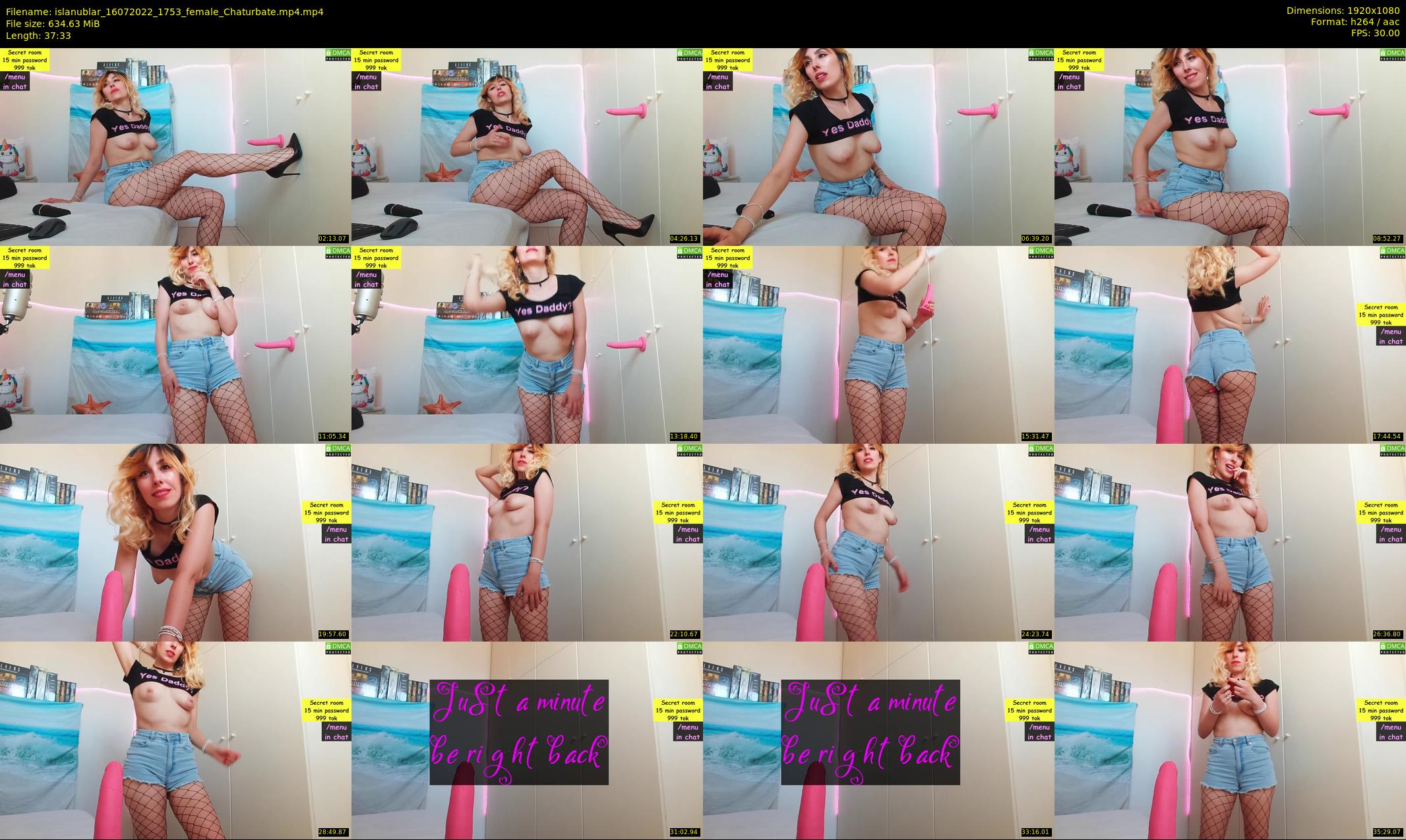 islanublar — 38 minute Chaturbate female cam show recording, 1080p, Jul 16, 2022