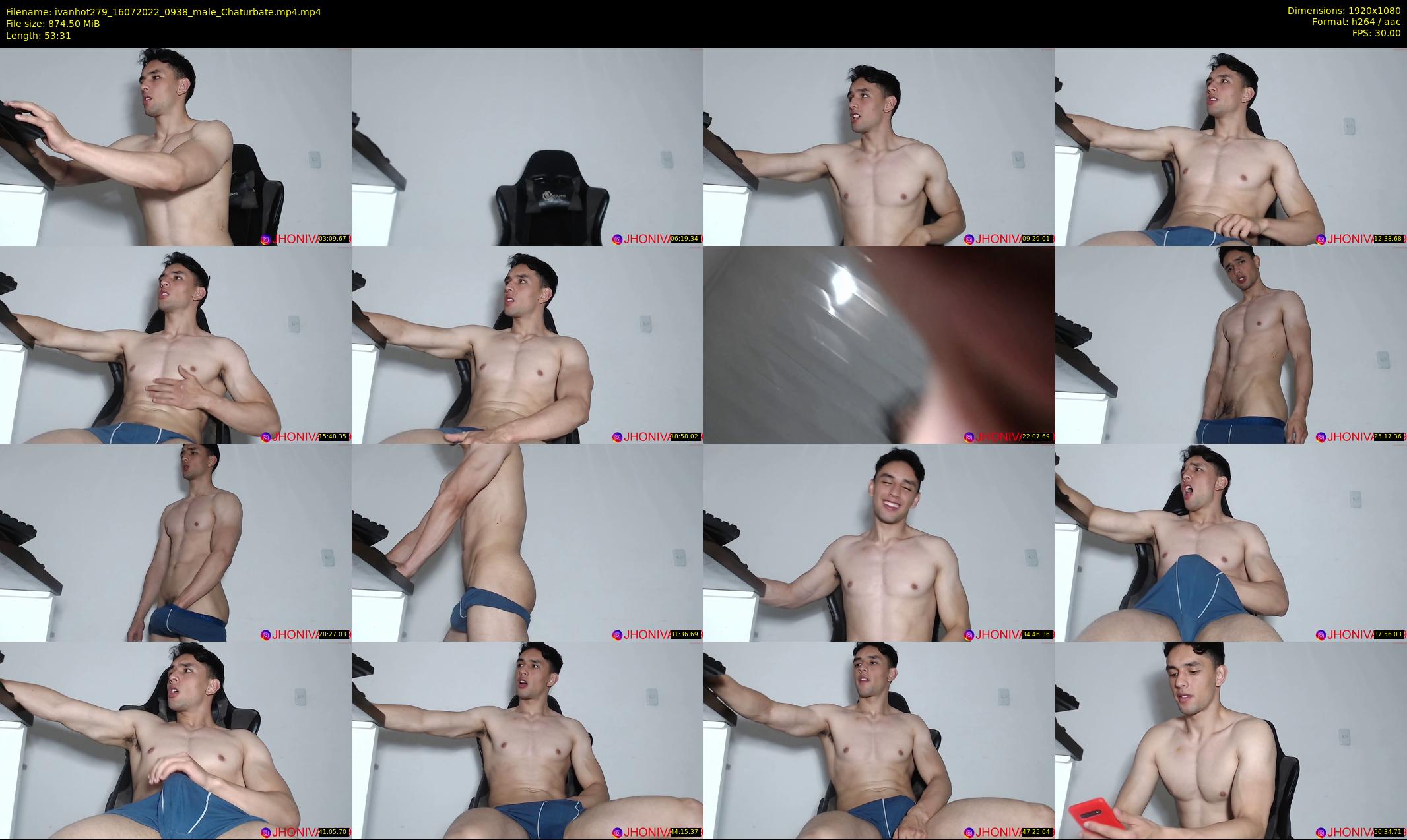 ivanhot279 — 54 minute Chaturbate male cam show recording, 1080p, Jul 16, 2022