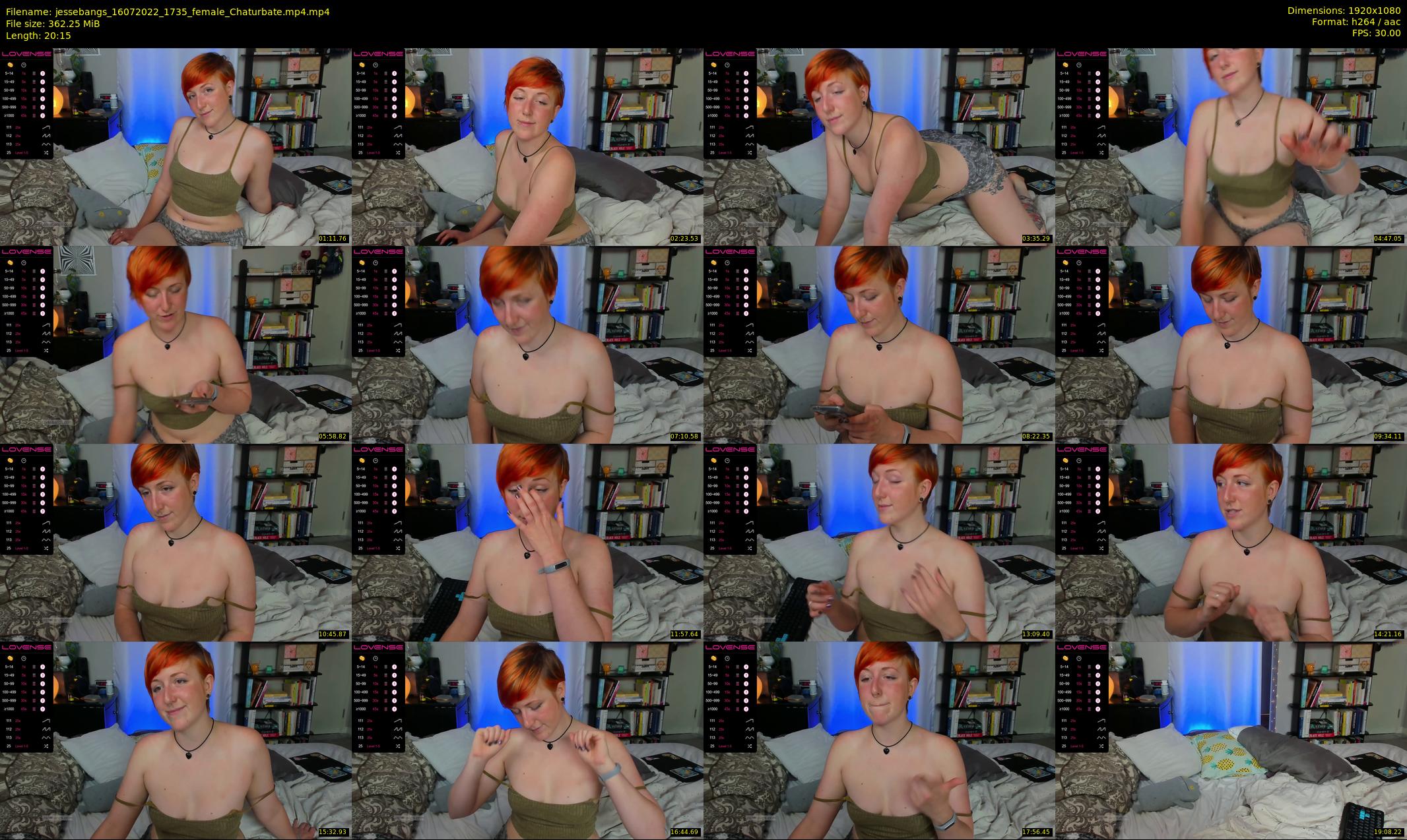 jessebangs — 21 minute Chaturbate female cam show recording, 1080p, Jul 16, 2022