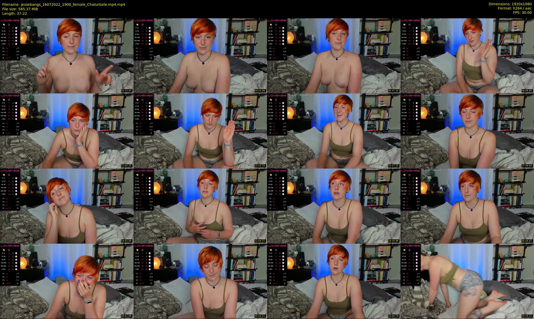 jessebangs — 38 minute Chaturbate female cam show recording, 1080p, Jul 16, 2022