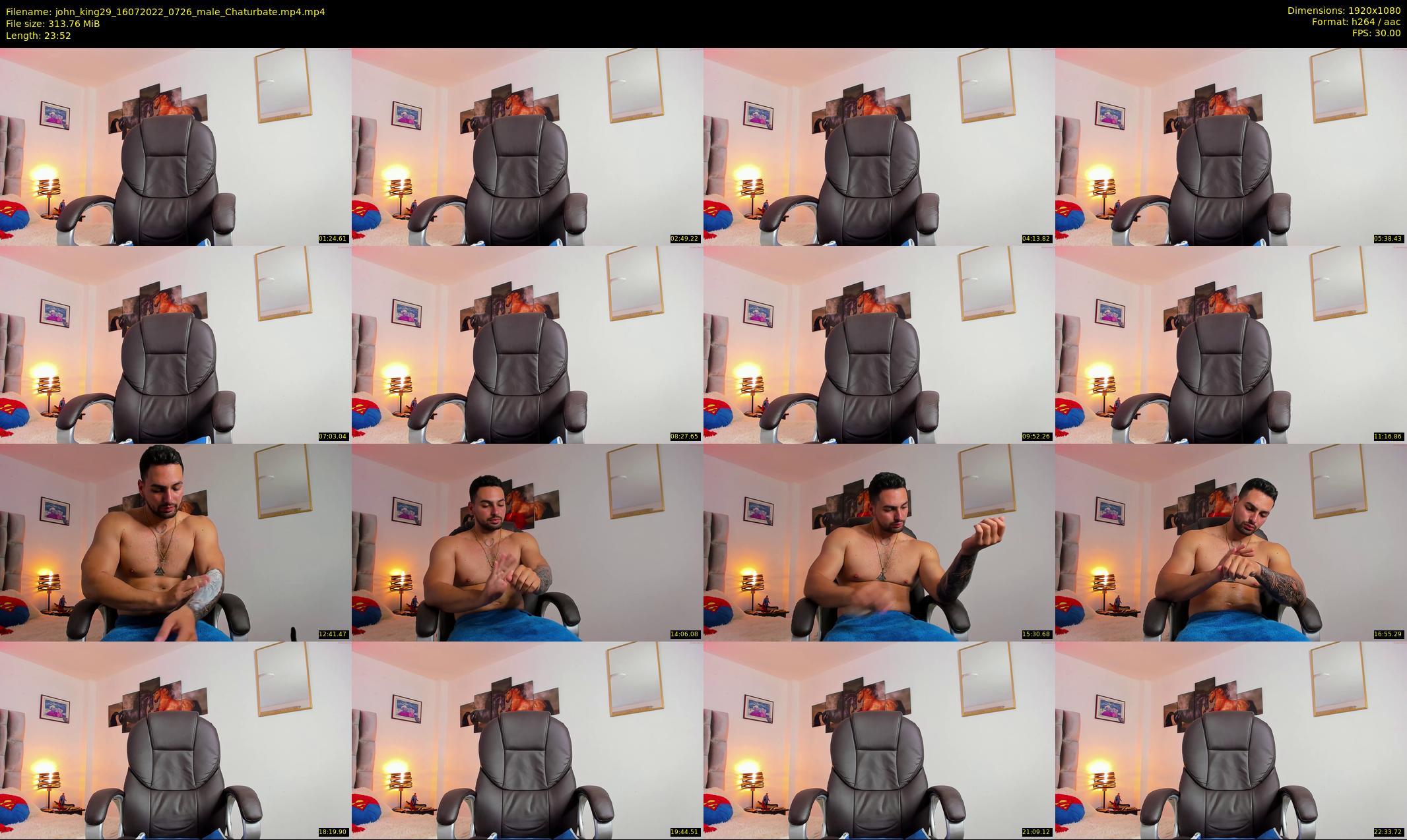 john_king29 — 24 minute Chaturbate male cam show recording, 1080p, Jul 16, 2022