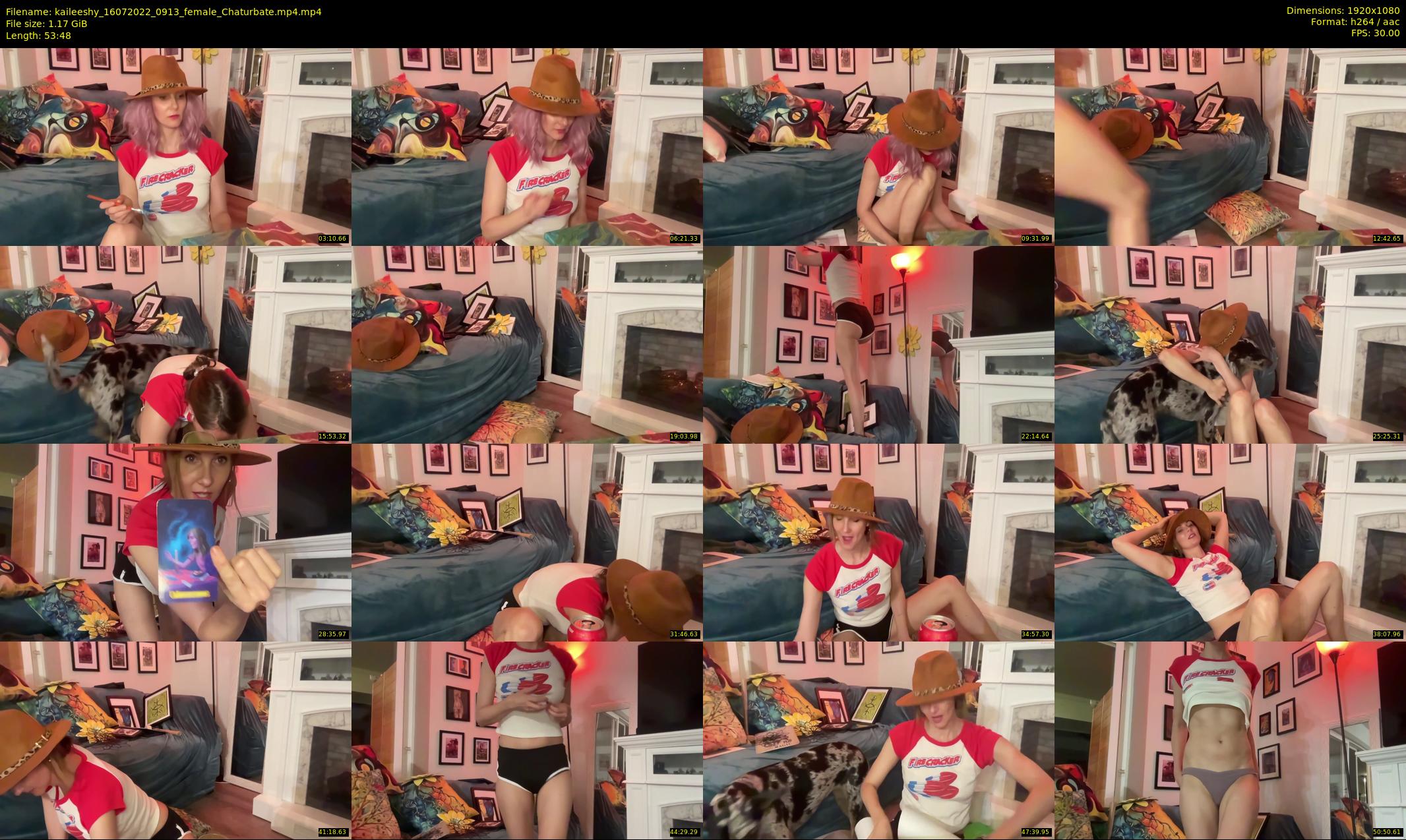 kaileeshy — 54 minute Chaturbate female cam show recording, 1080p, Jul 16, 2022