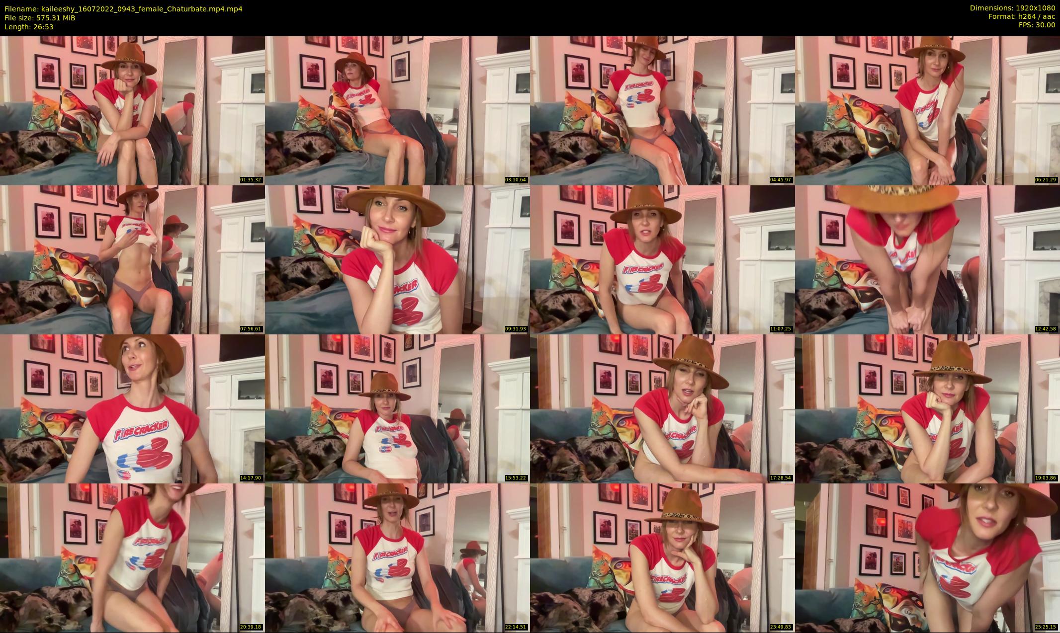 kaileeshy — 27 minute Chaturbate female cam show recording, 1080p, Jul 16, 2022