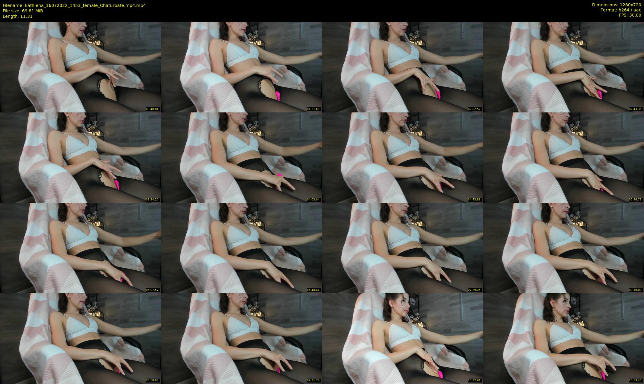 kathlena — 12 minute Chaturbate female cam show recording, 720p, Jul 16, 2022