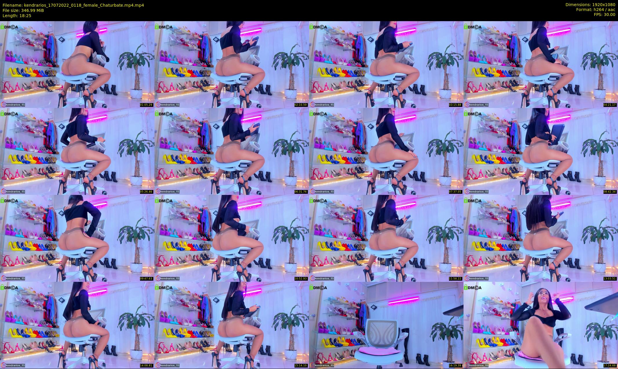 kendrarios — 19 minute Chaturbate female cam show recording, 1080p, Jul 17, 2022
