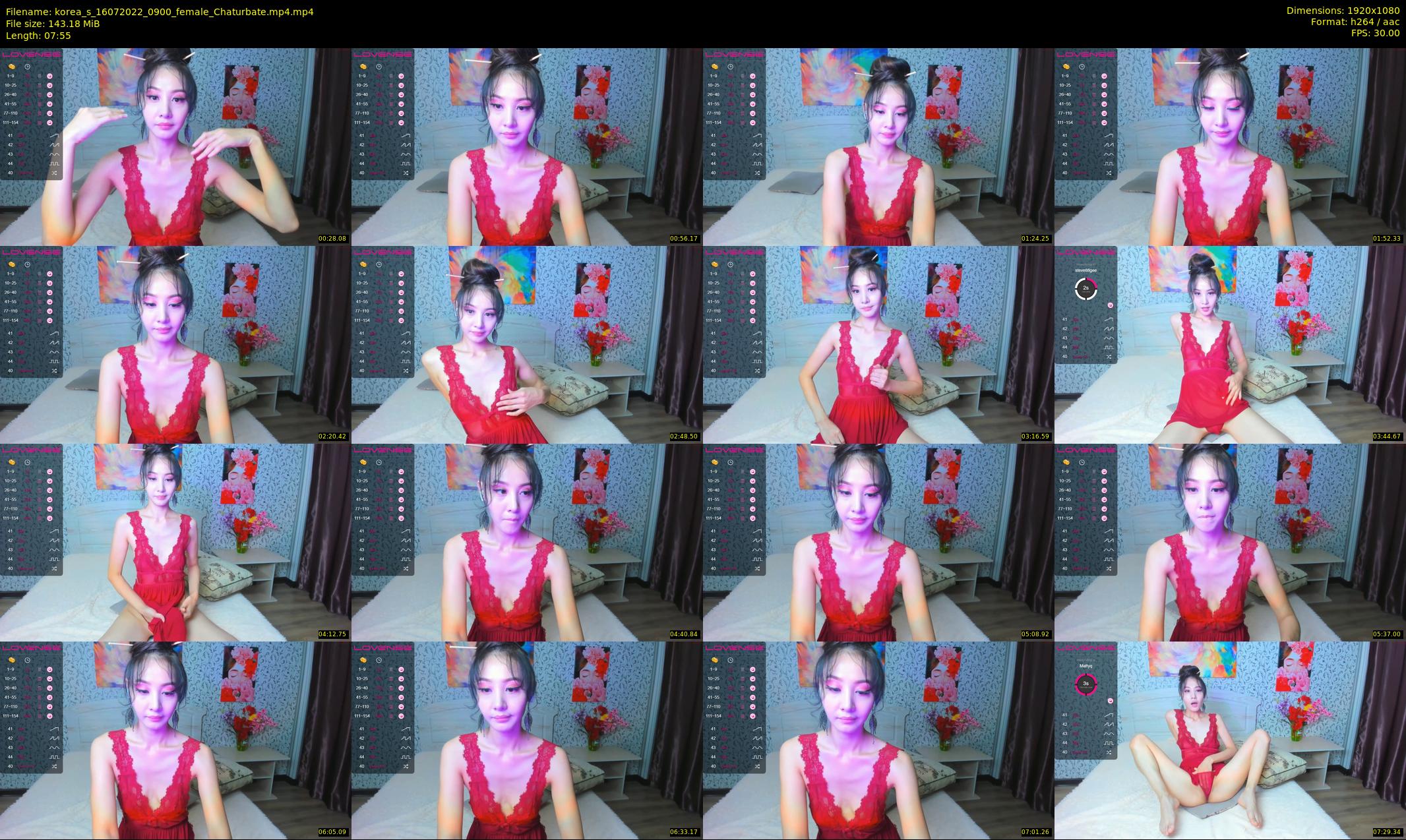 korea_s — 8 minute Chaturbate female cam show recording, 1080p, Jul 16, 2022