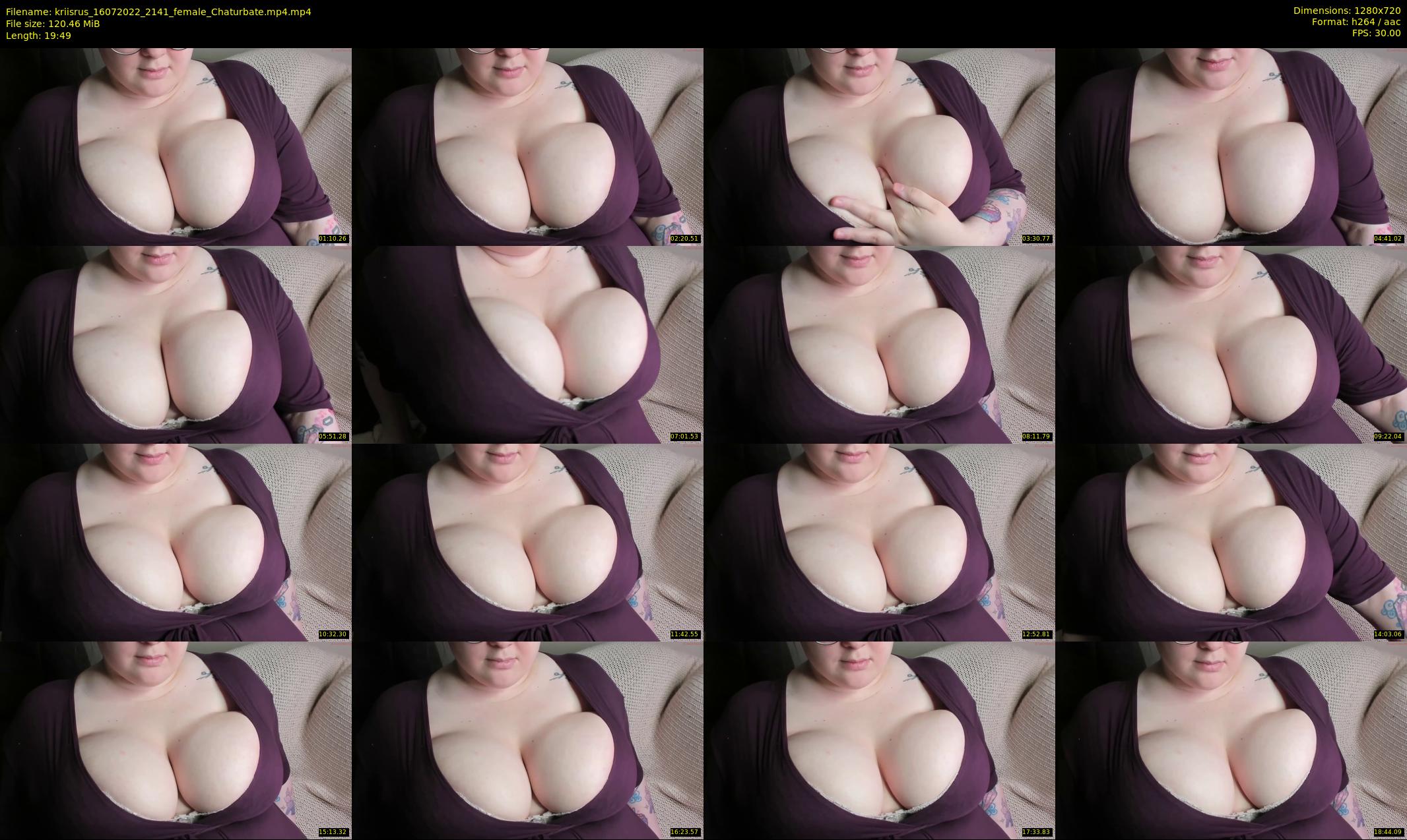 kriisrus — 20 minute Chaturbate female cam show recording, 720p, Jul 16, 2022