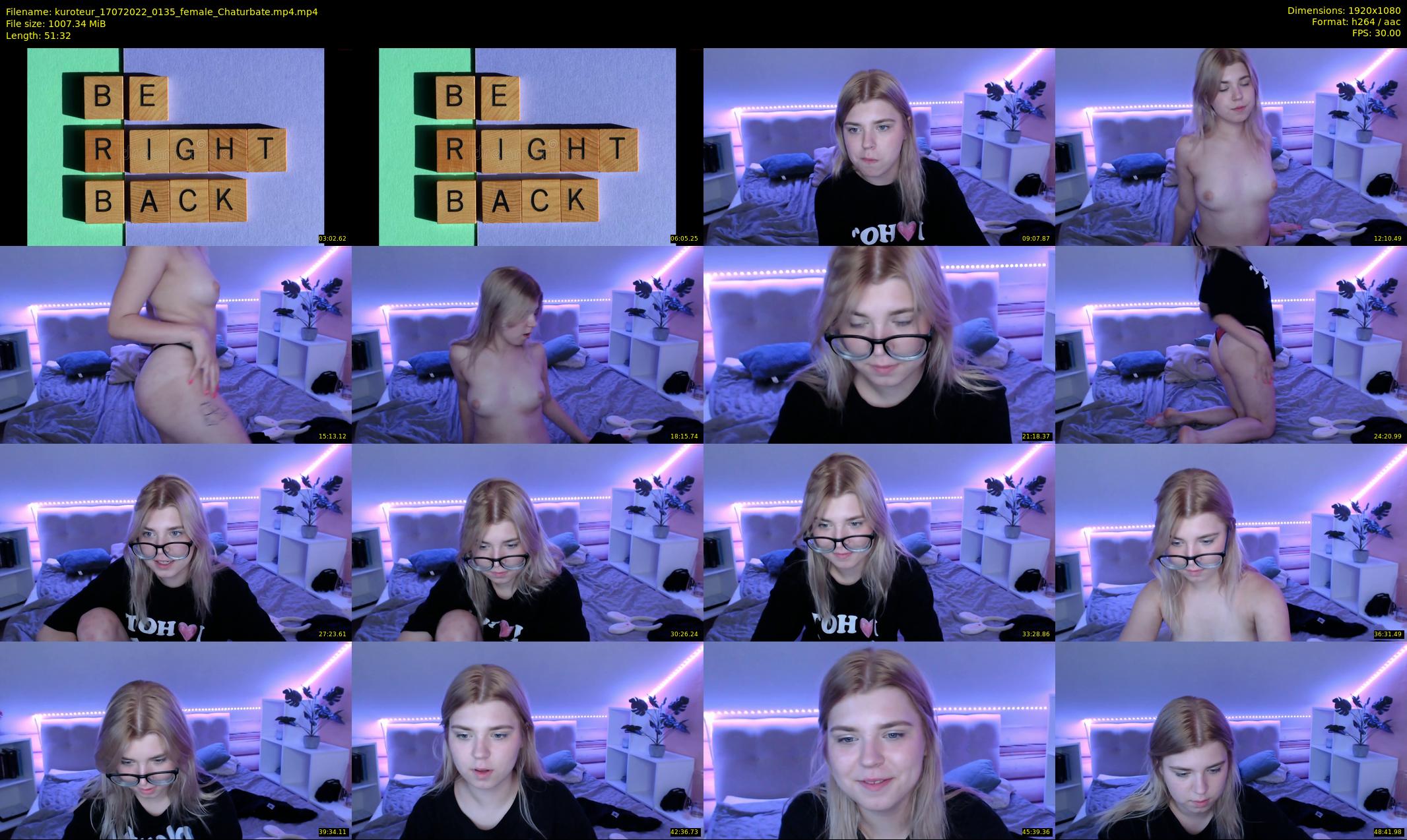 kuroteur — 52 minute Chaturbate couple cam show recording, 1080p, Jul 17, 2022