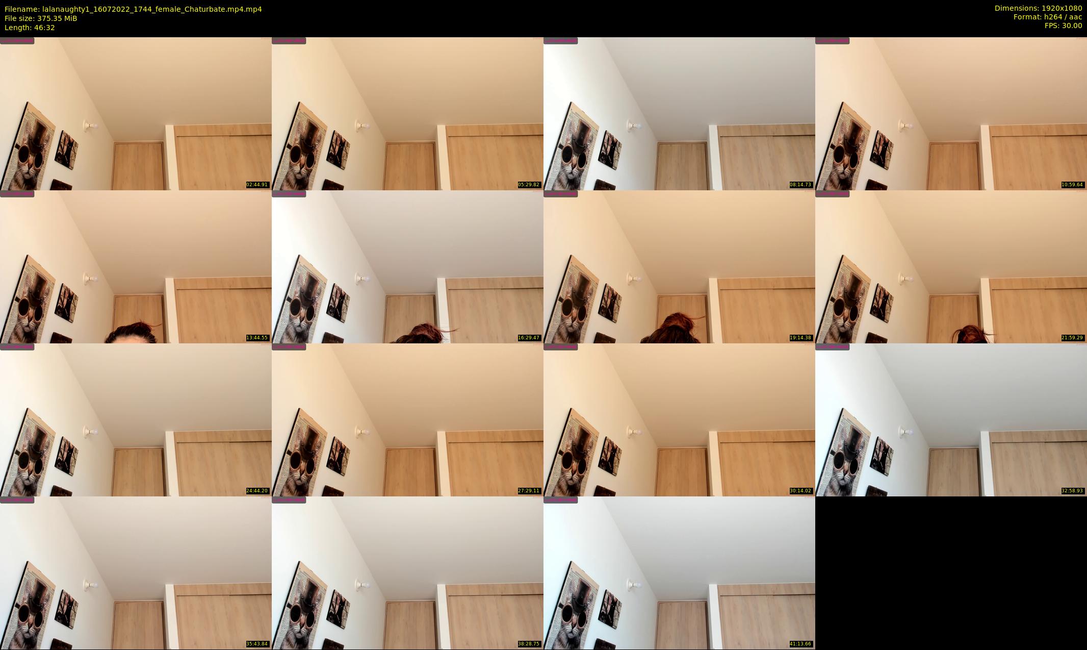 lalanaughty1 — 47 minute Chaturbate female cam show recording, 1080p, Jul 16, 2022