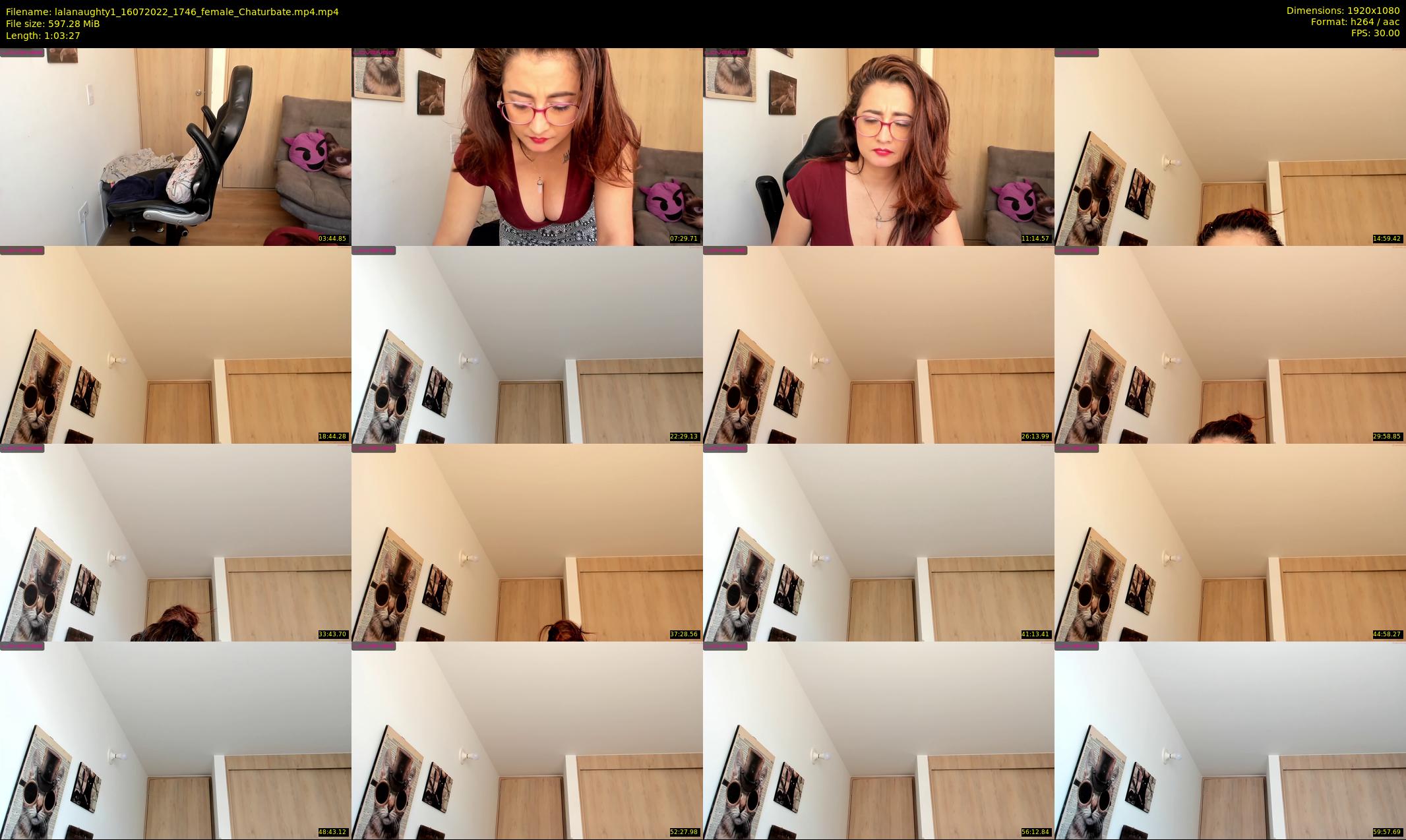 lalanaughty1 — 64 minute Chaturbate female cam show recording, 1080p, Jul 16, 2022