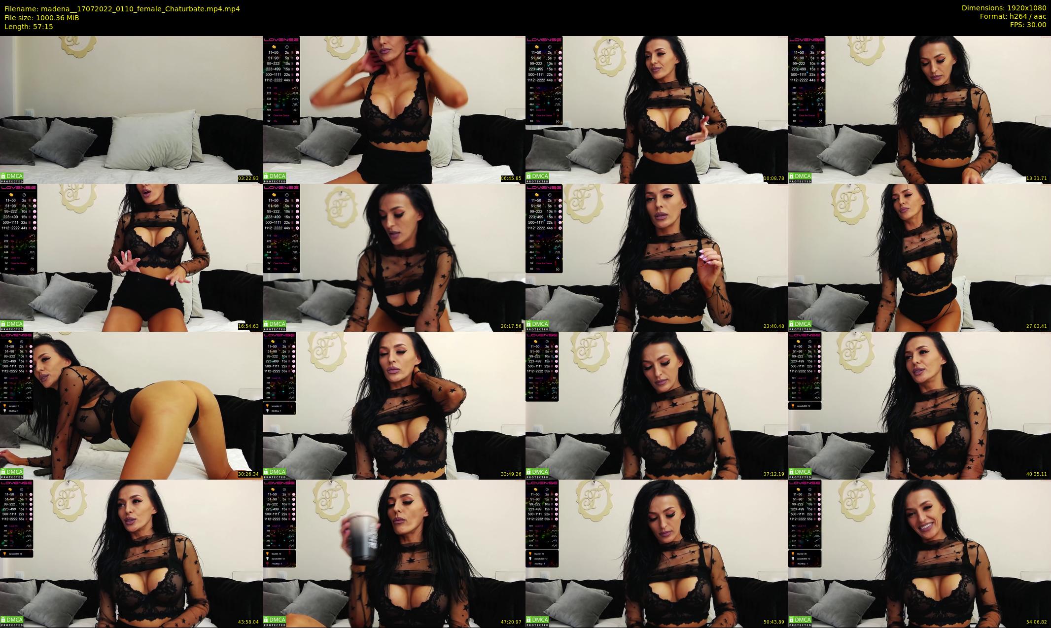 madena_ — 58 minute Chaturbate female cam show recording, 1080p, Jul 17, 2022