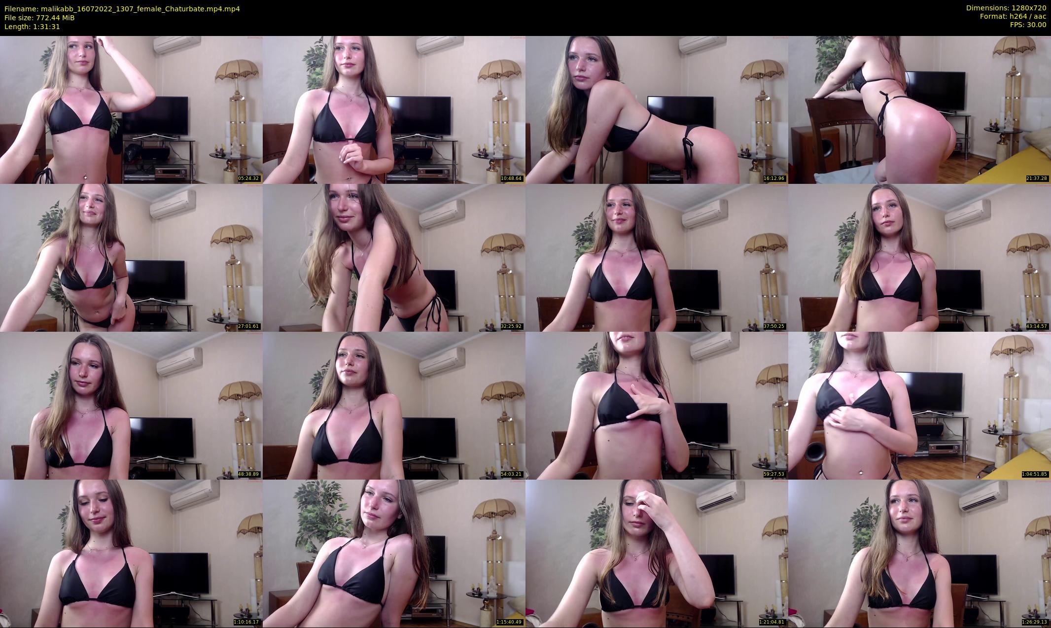 malikabb — 92 minute Chaturbate female cam show recording, 720p, Jul 16, 2022
