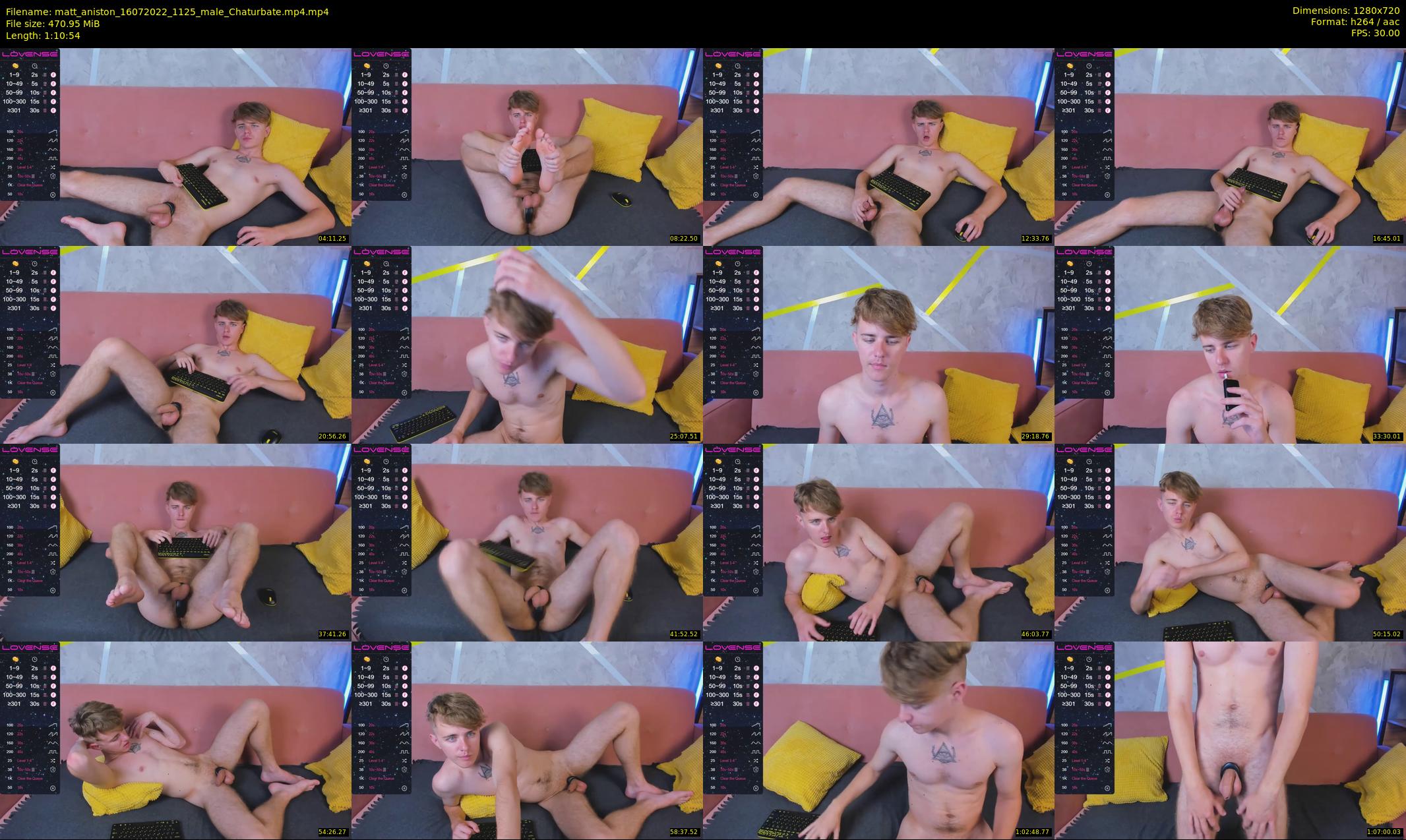 matt_aniston — 71 minute Chaturbate male cam show recording, 720p, Jul 16, 2022
