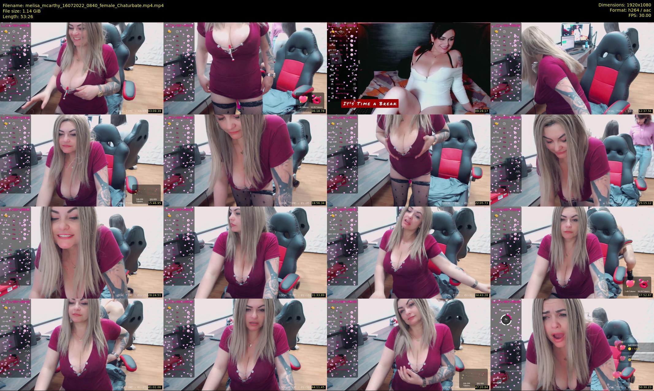 melisa_mcarthy — 54 minute Chaturbate couple cam show recording, 1080p, Jul 16, 2022