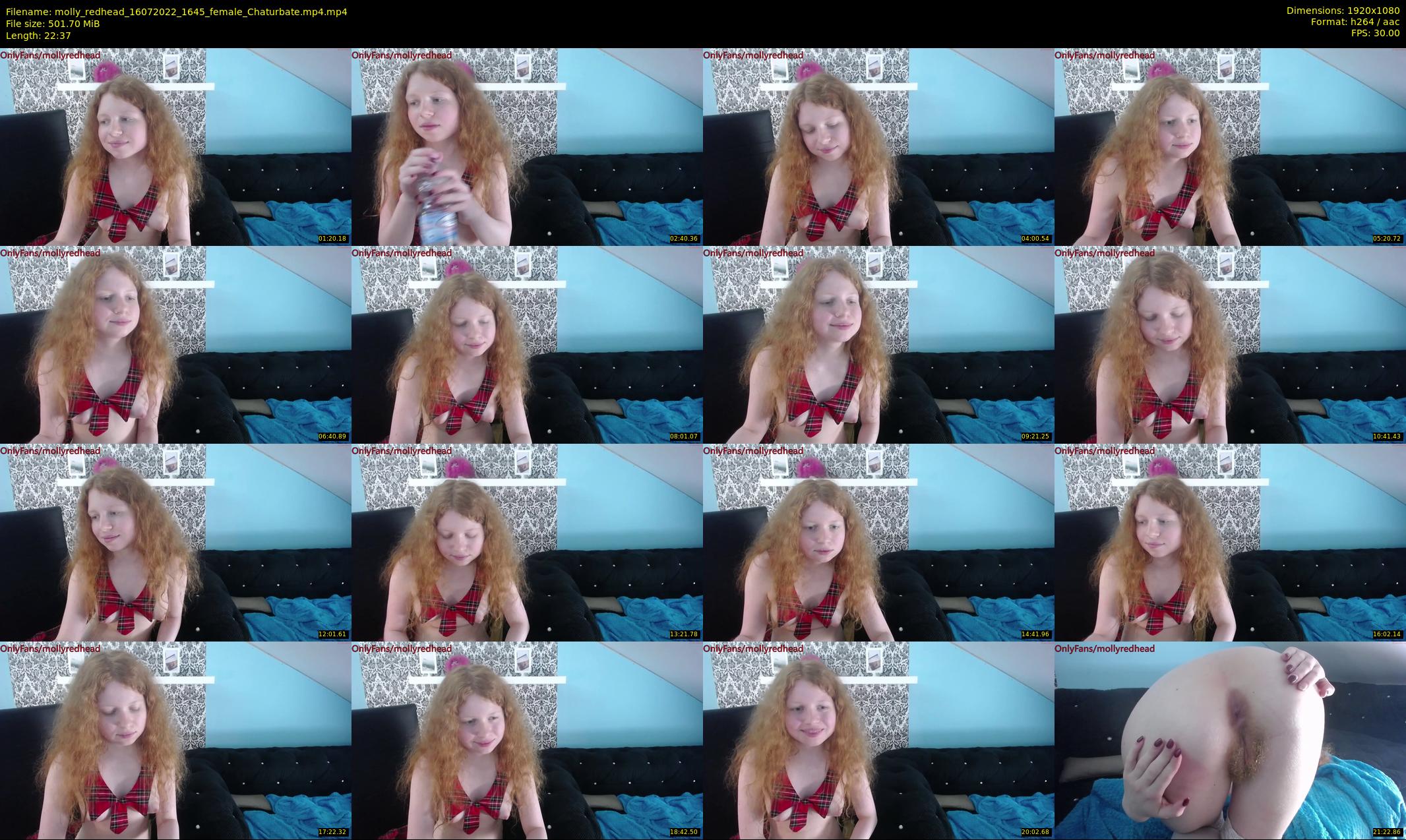 molly_redhead — 23 minute Chaturbate female cam show recording, 1080p, Jul 16, 2022
