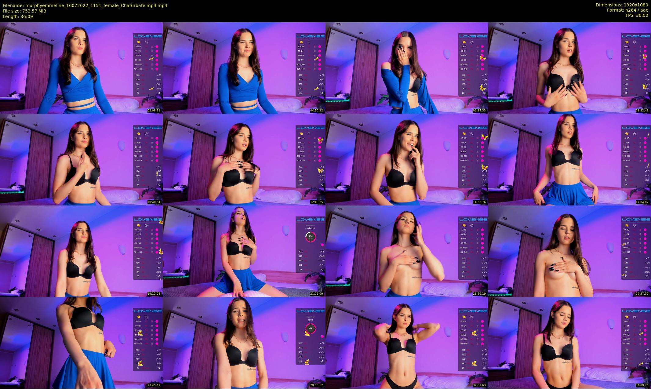 murphyemmeline — 37 minute Chaturbate female cam show recording, 1080p, Jul 16, 2022