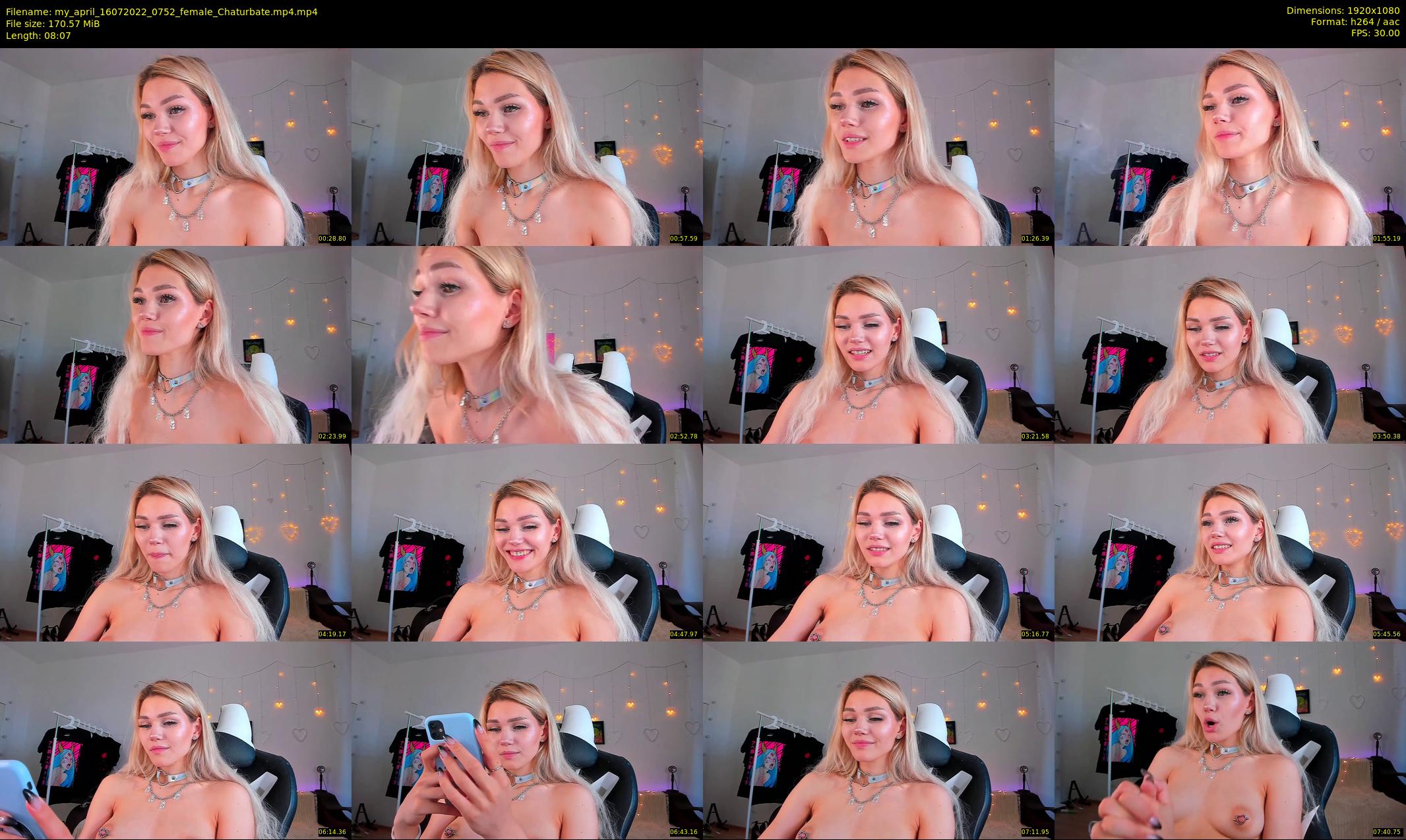 my_april — 9 minute Chaturbate female cam show recording, 1080p, Jul 16, 2022