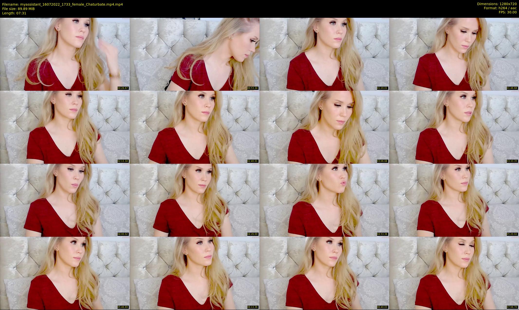 myassistant — 8 minute Chaturbate female cam show recording, 720p, Jul 16, 2022