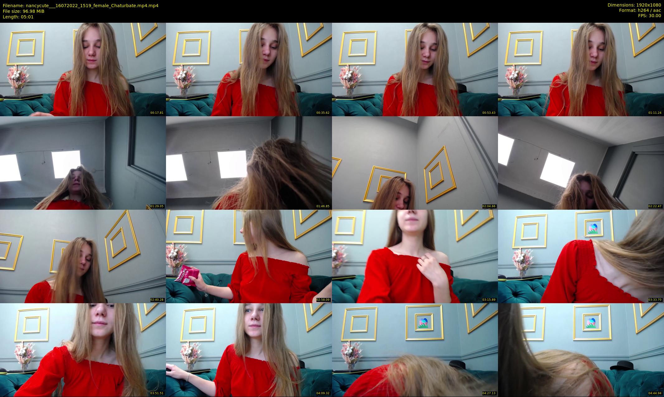 nancycute__ — 6 minute Chaturbate female cam show recording, 1080p, Jul 16, 2022