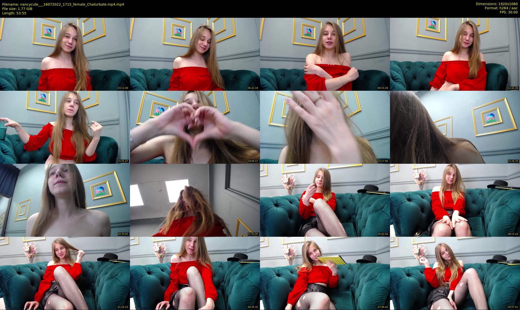 nancycute__ — 54 minute Chaturbate female cam show recording, 1080p, Jul 16, 2022