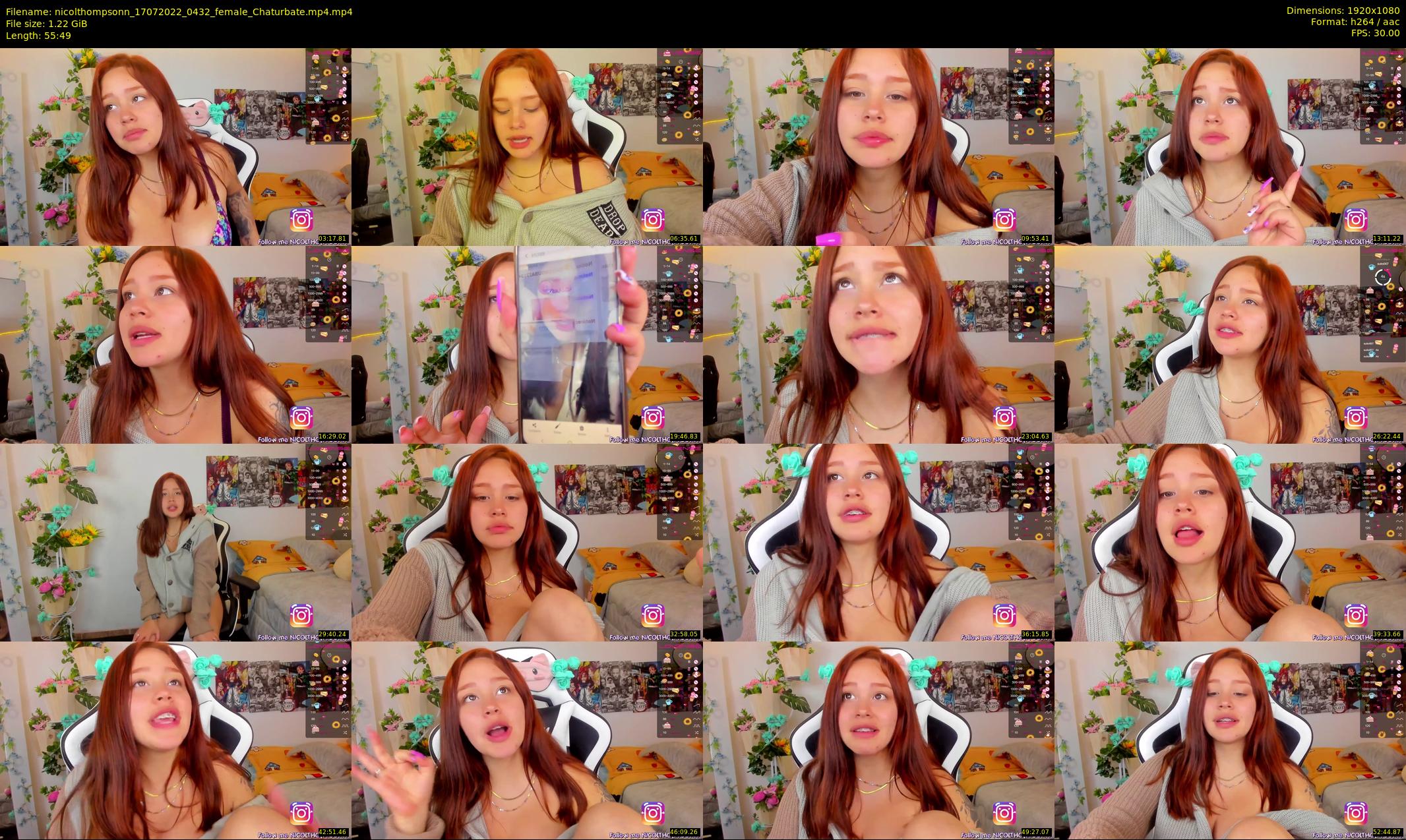 nicolthompsonn — 56 minute Chaturbate female cam show recording, 1080p, Jul 17, 2022