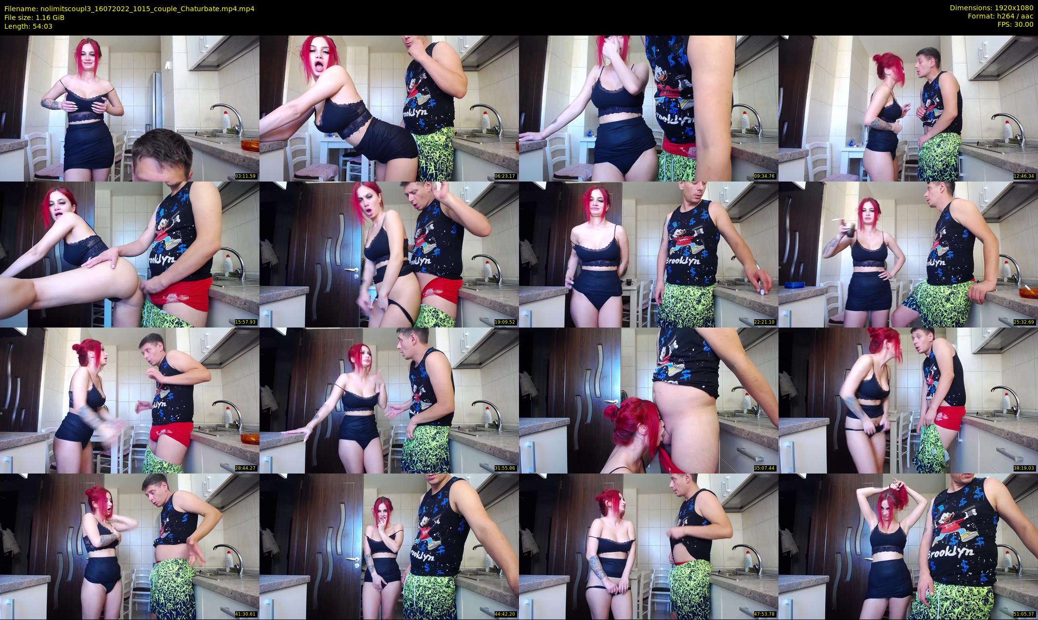 nolimitscoupl3 — 55 minute Chaturbate couple cam show recording, 1080p, Jul 16, 2022