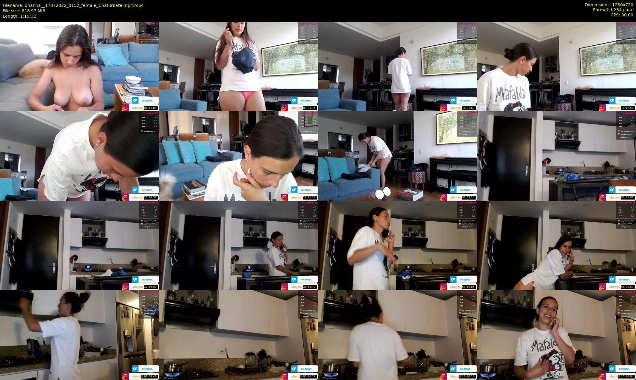 ohanna_ — 80 minute Chaturbate female cam show recording, 720p, Jul 17, 2022