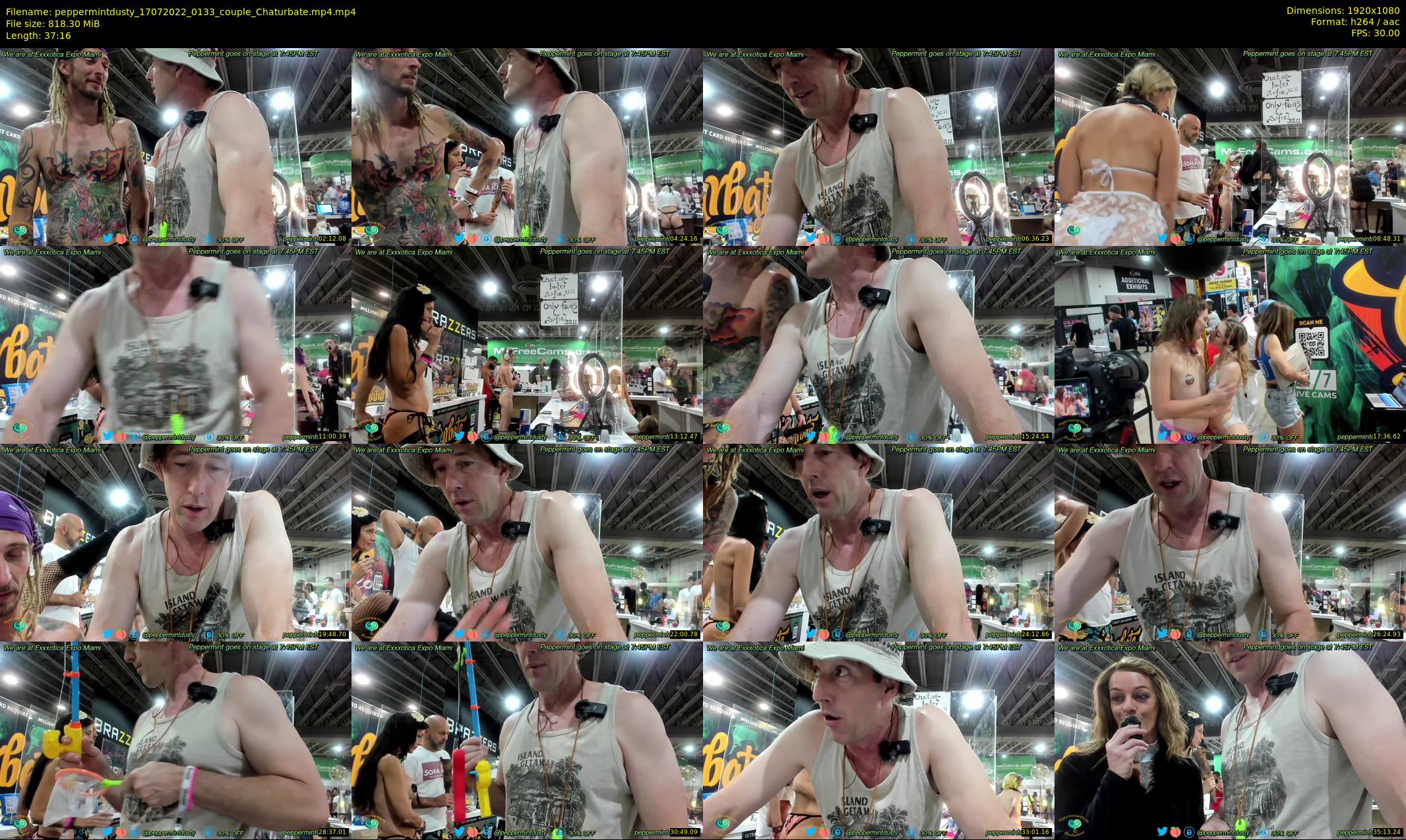 peppermintdusty — 38 minute Chaturbate couple cam show recording, 1080p, Jul 17, 2022