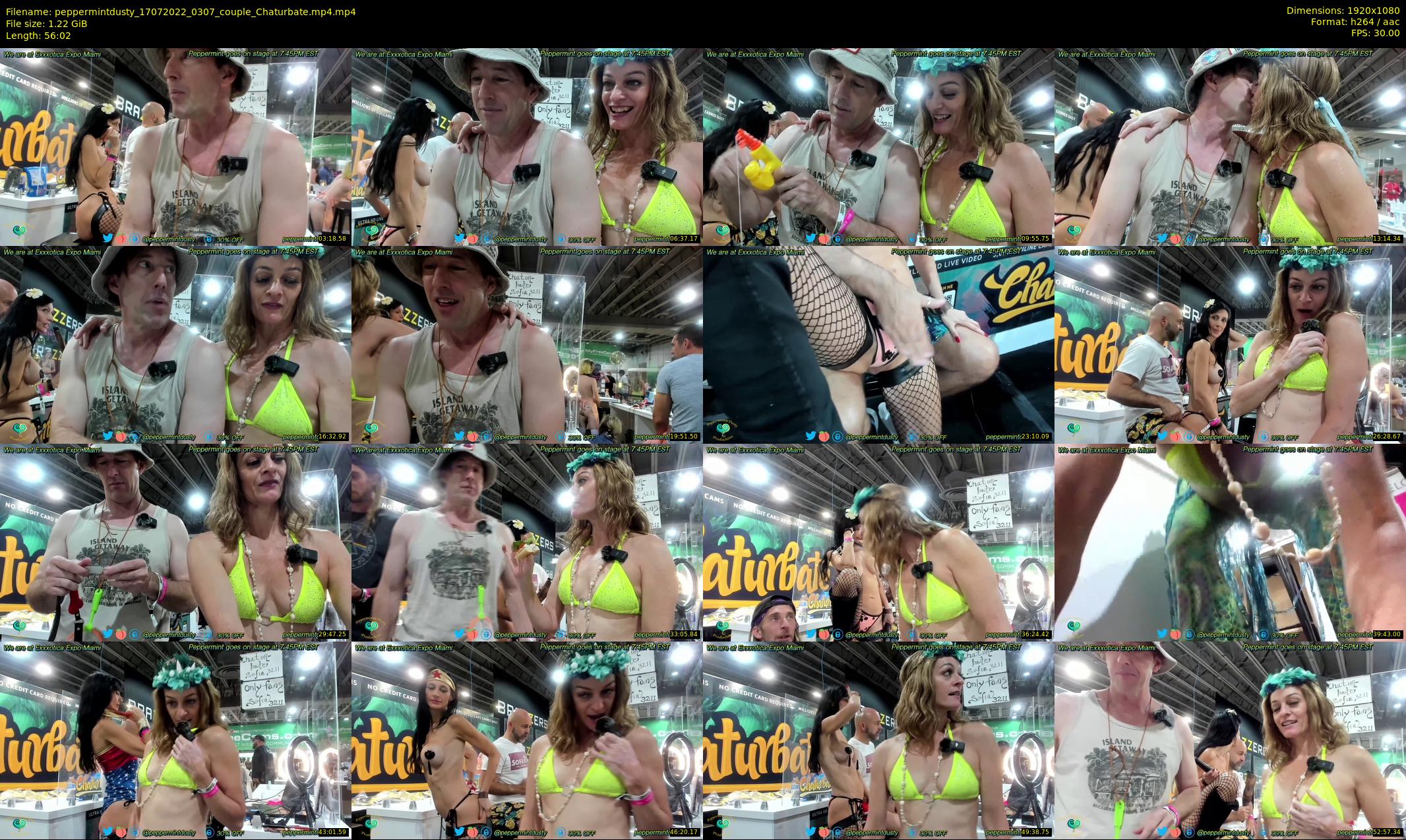 peppermintdusty — 57 minute Chaturbate couple cam show recording, 1080p, Jul 17, 2022