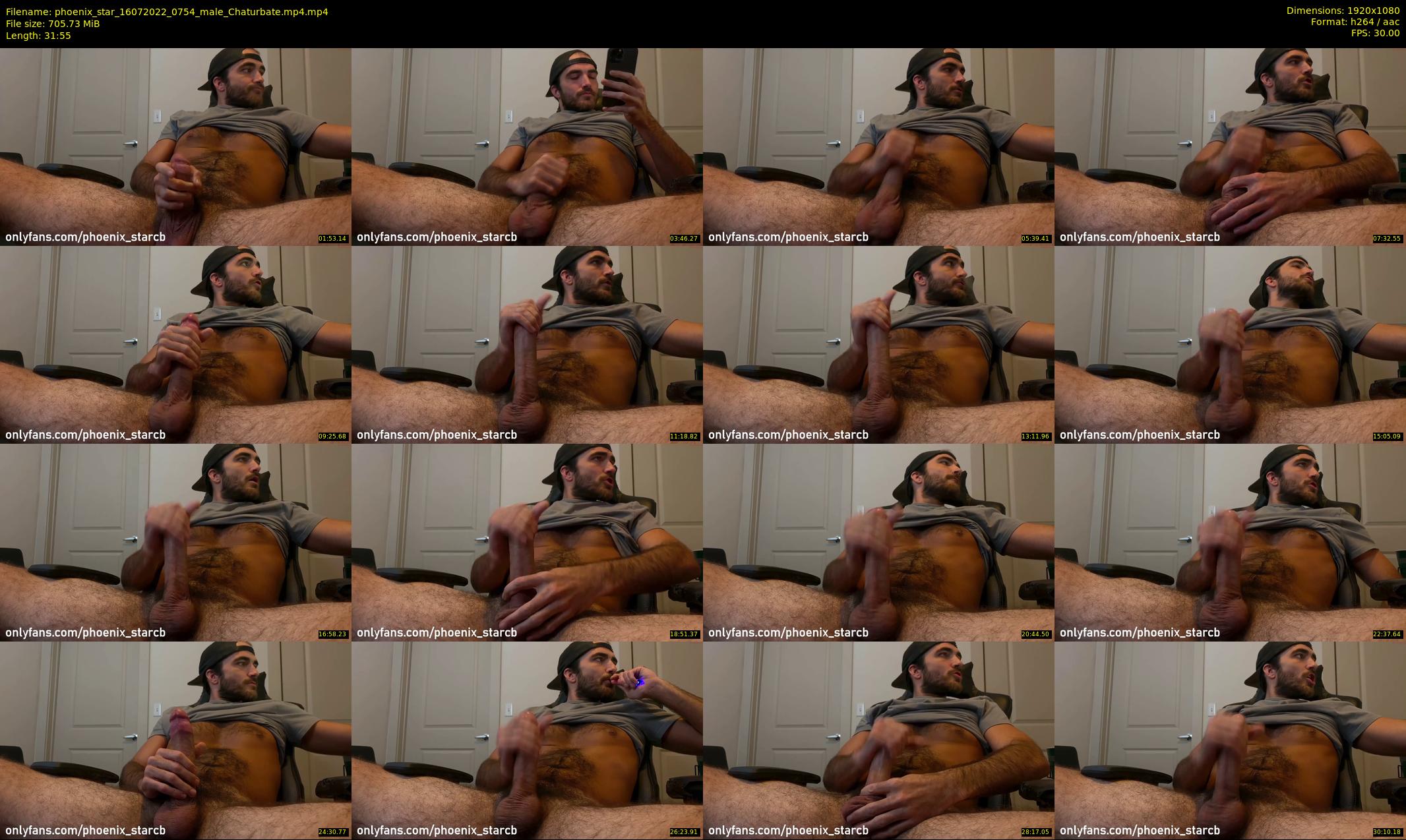 phoenix_star — 32 minute Chaturbate male cam show recording, 1080p, Jul 16, 2022