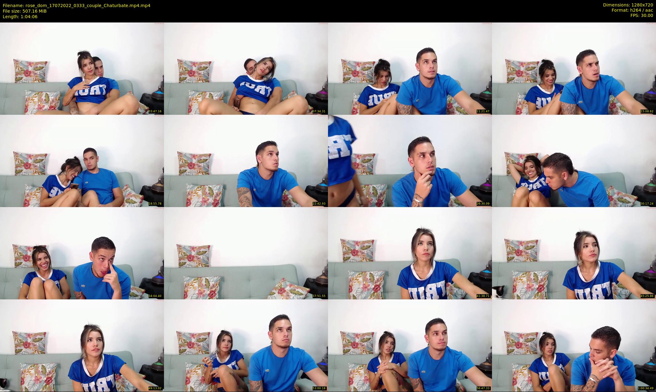 rose_dom — 65 minute Chaturbate couple cam show recording, 720p, Jul 17, 2022