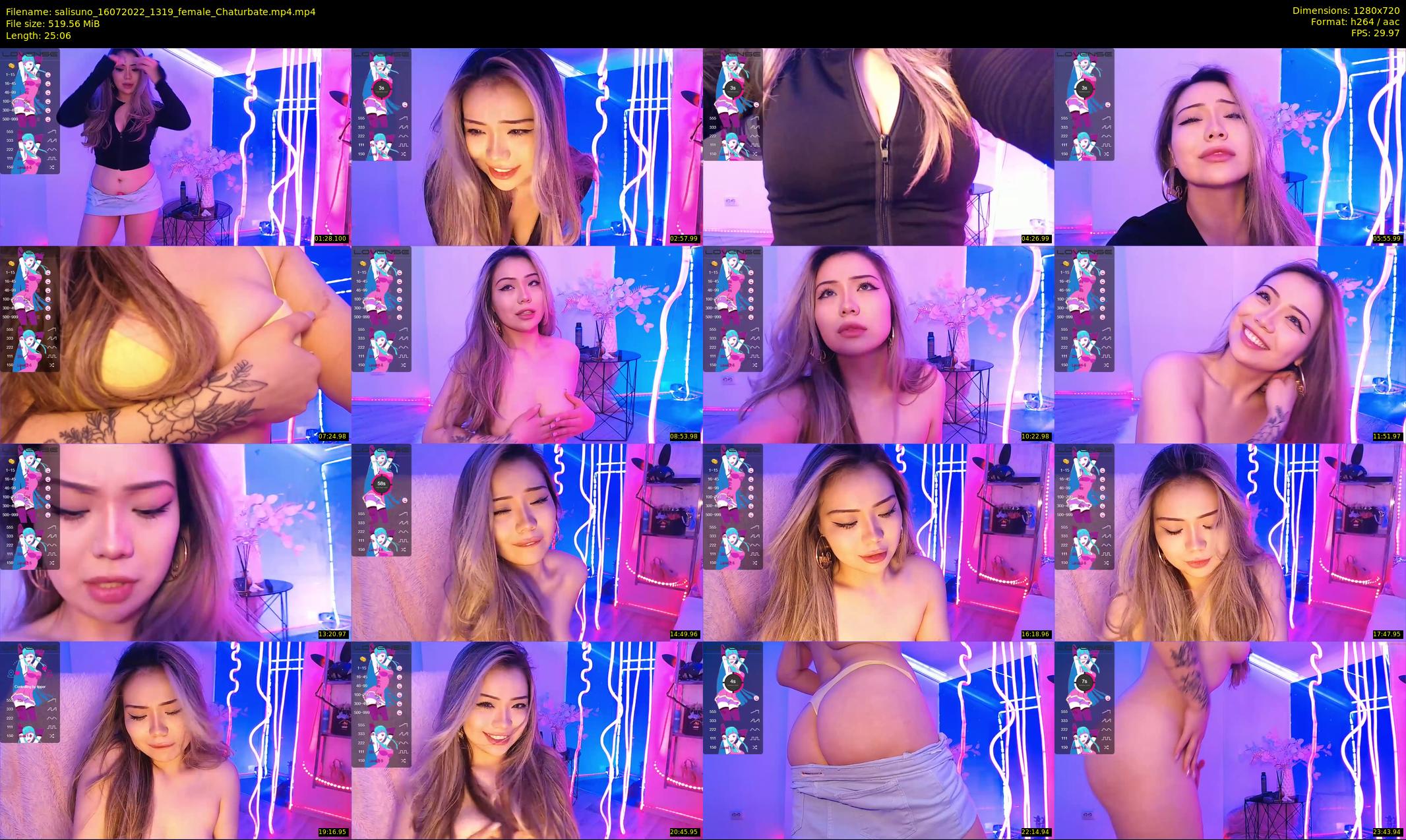 salisuno — 26 minute Chaturbate female cam show recording, 720p, Jul 16, 2022