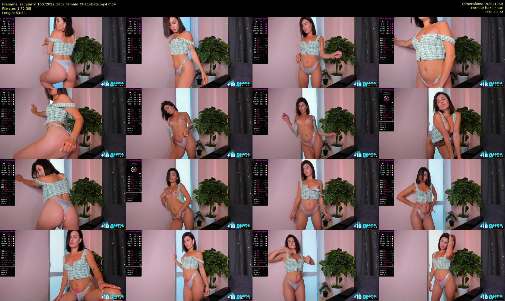 sallysarry — 54 minute Chaturbate couple cam show recording, 1080p, Jul 16, 2022